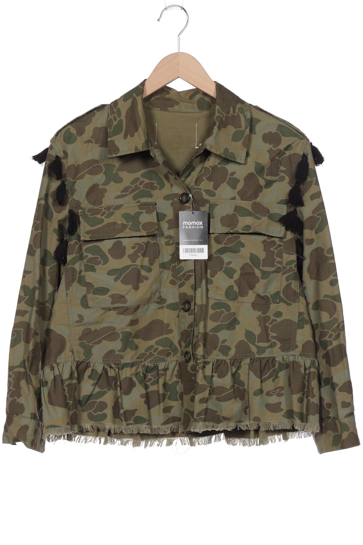 

ZARA Damen Jacke, grün