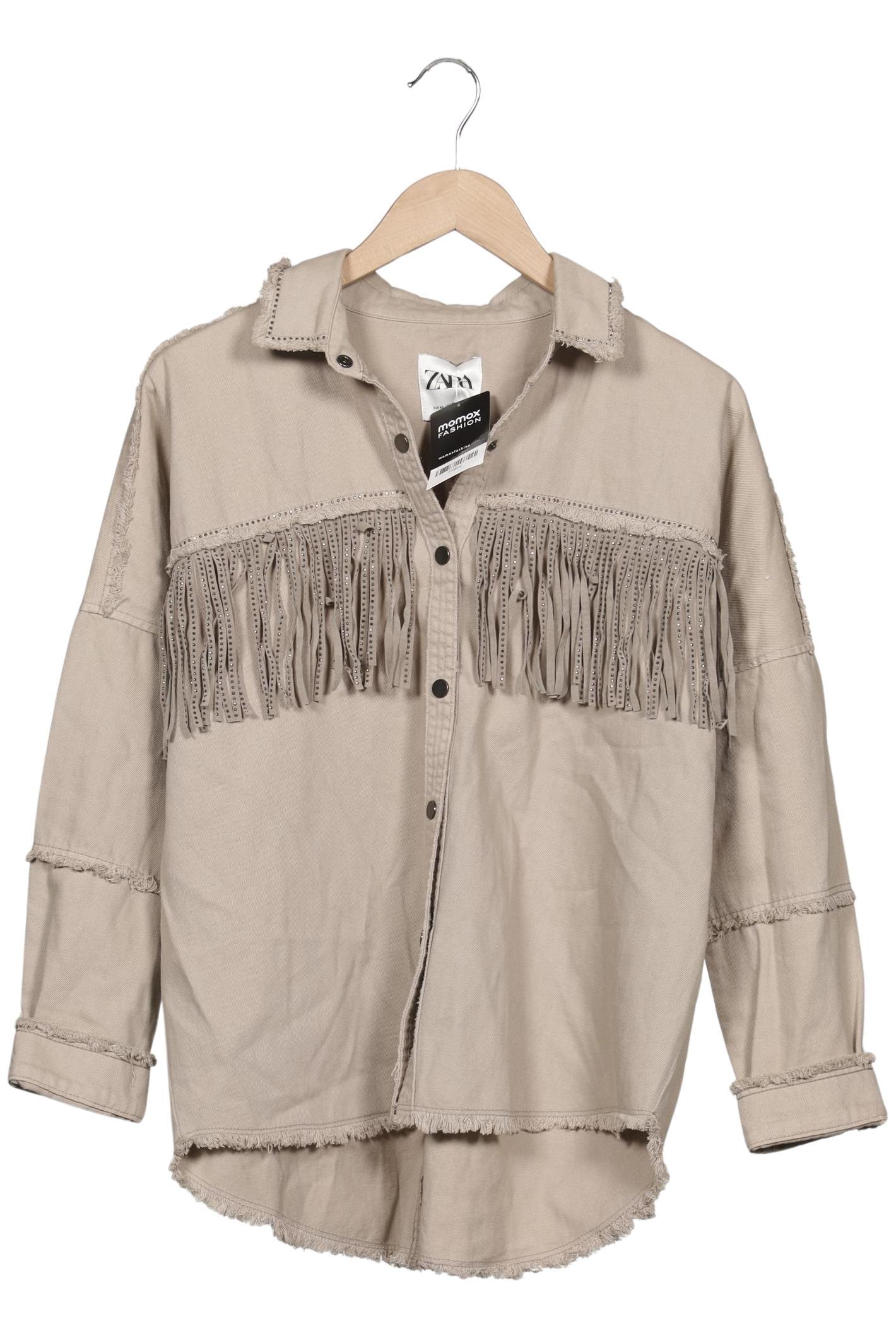 

Zara Damen Jacke, beige, Gr. 34