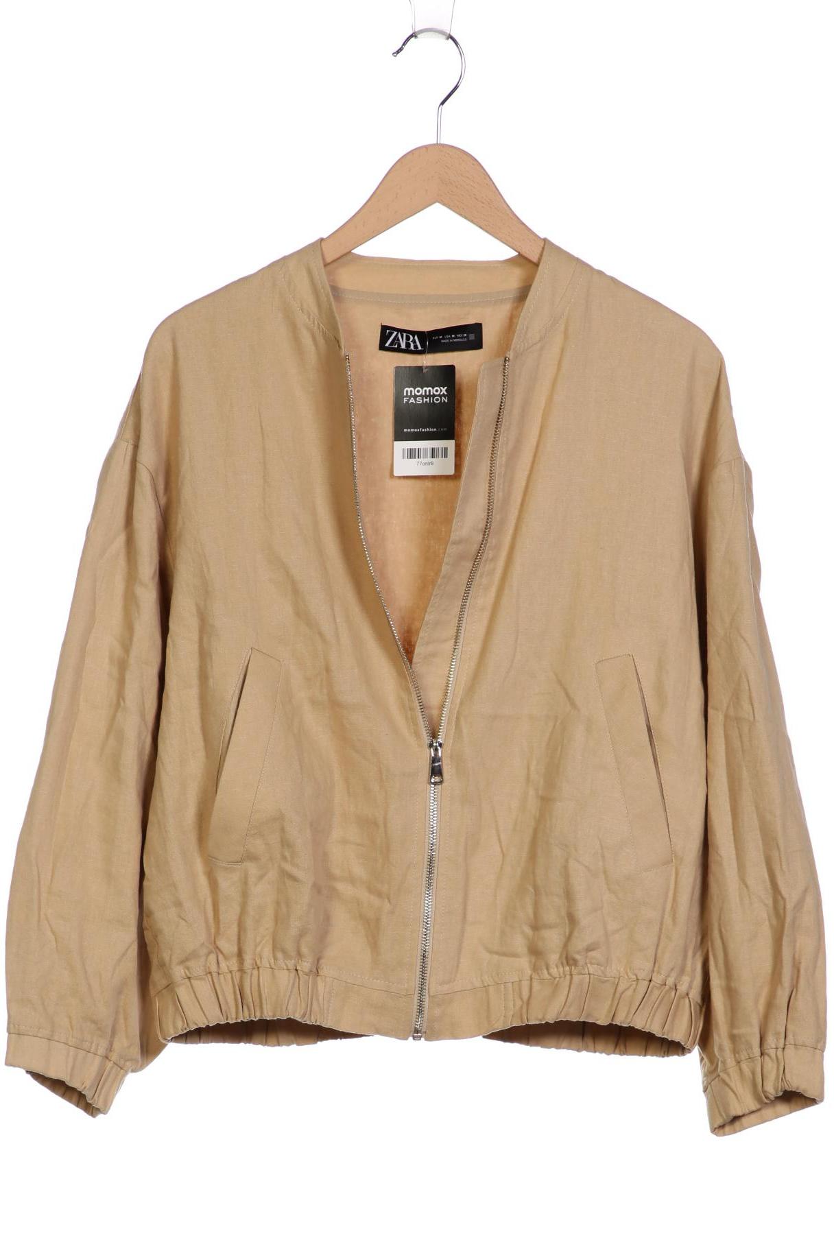 

Zara Damen Jacke, beige, Gr. 38