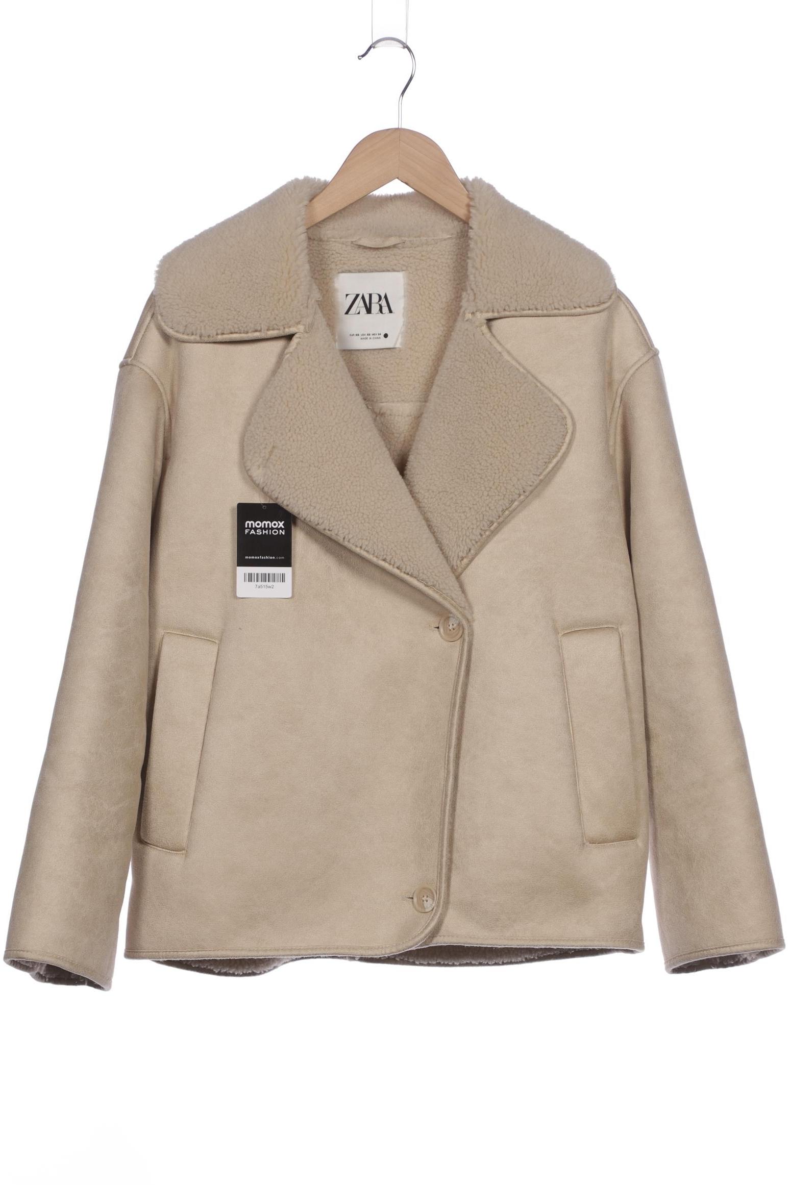 

Zara Damen Jacke, beige, Gr. 34
