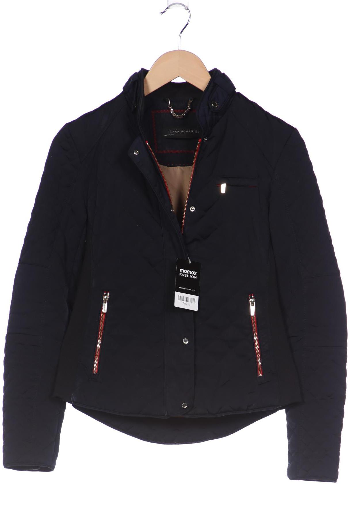 

ZARA Damen Jacke, marineblau
