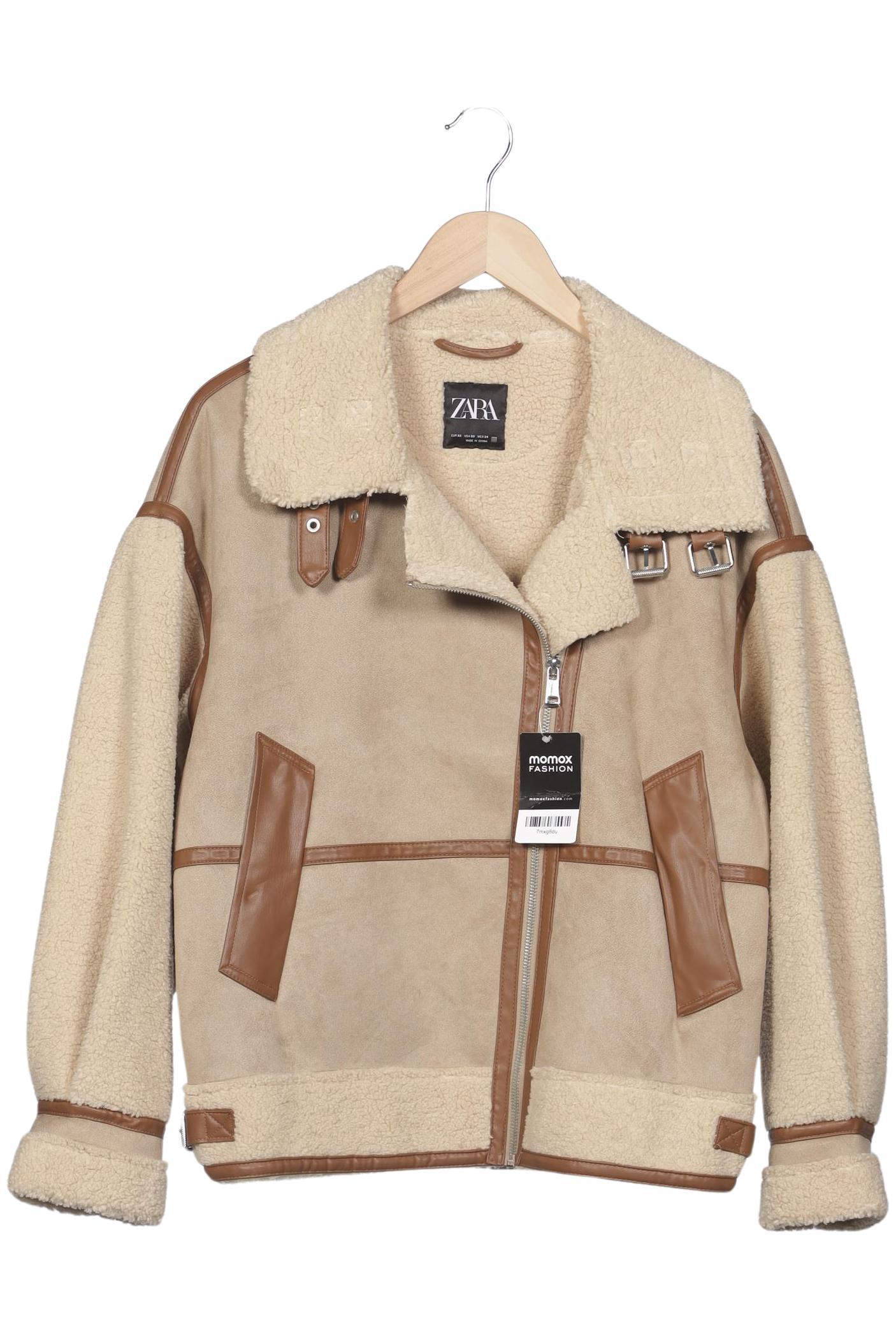 

Zara Damen Jacke, beige, Gr. 34