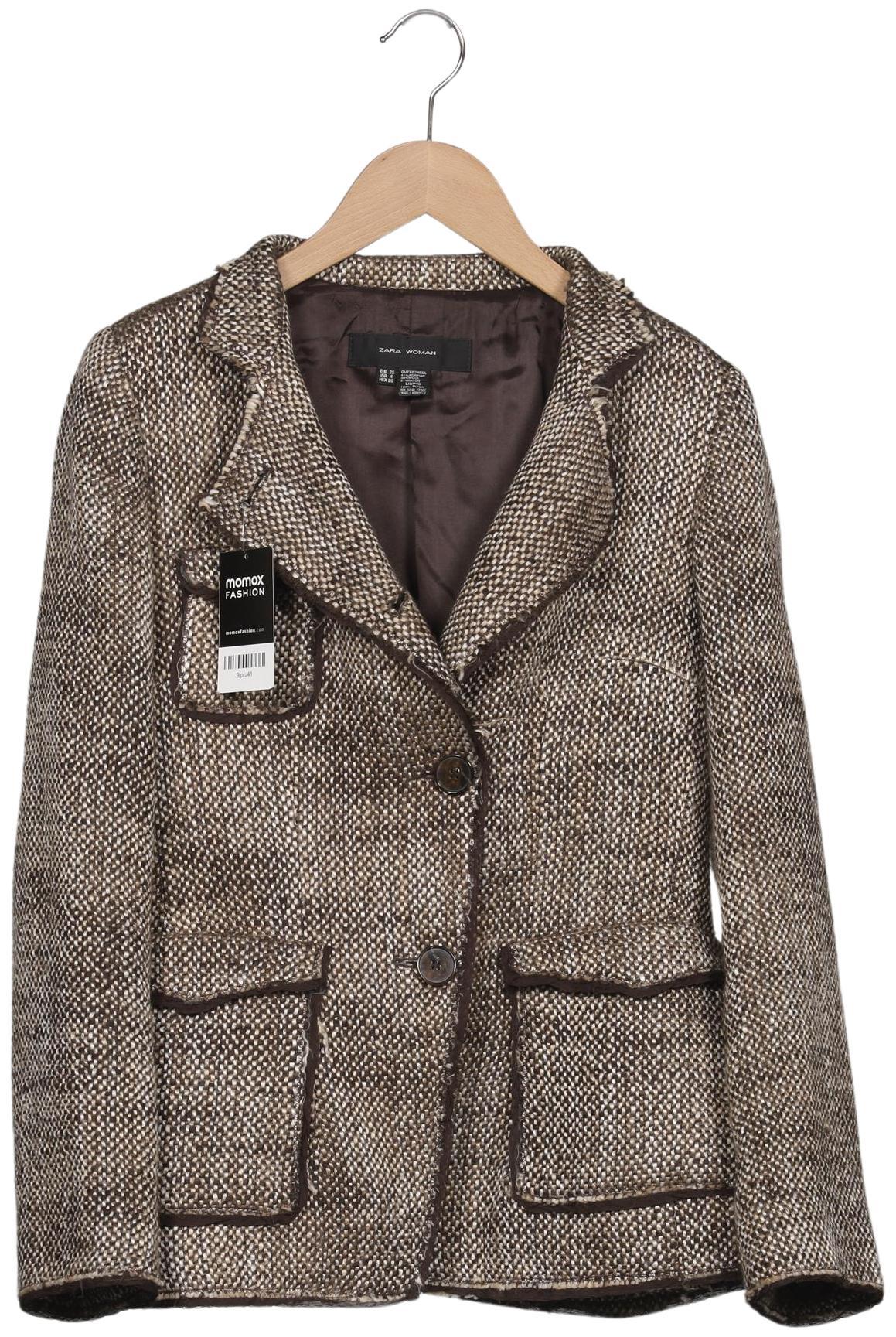 

Zara Damen Jacke, braun, Gr. 36