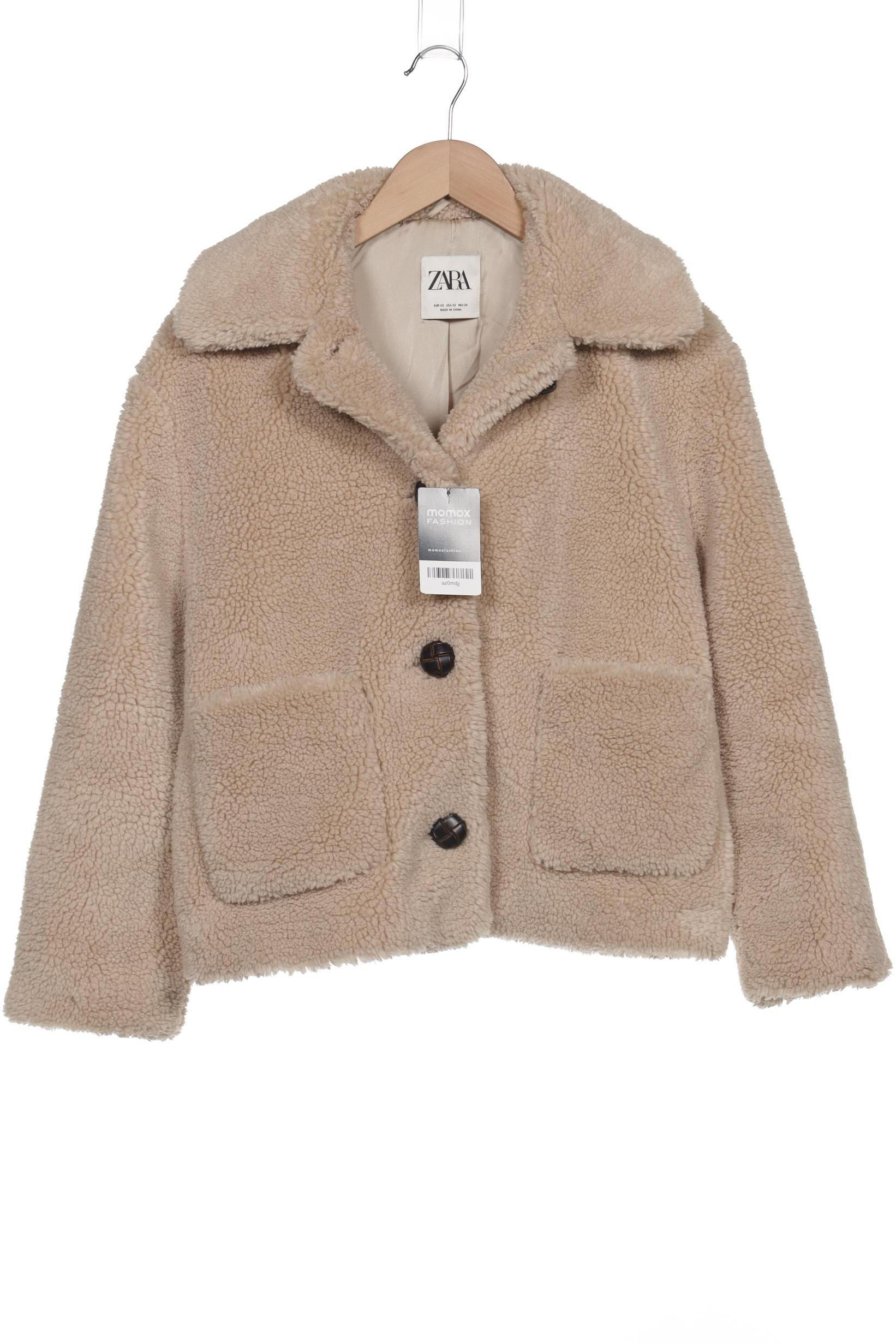 

Zara Damen Jacke, beige, Gr. 34