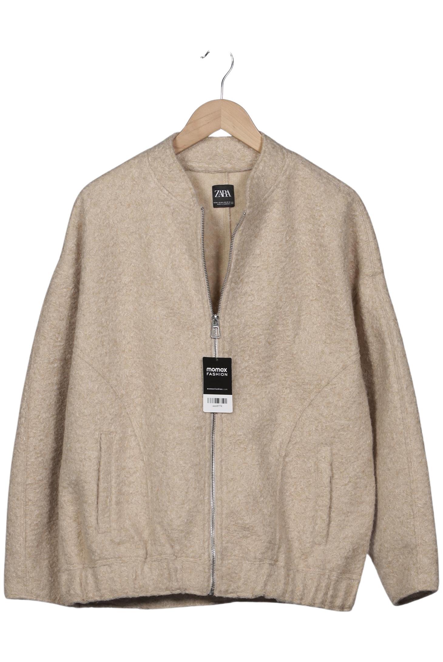 

Zara Damen Jacke, beige, Gr. 38