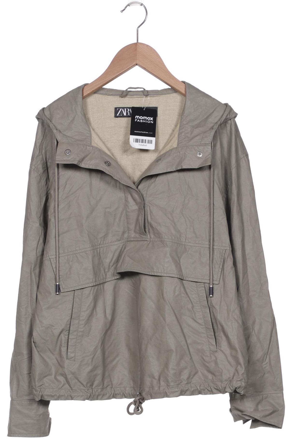 

ZARA Damen Jacke, grün