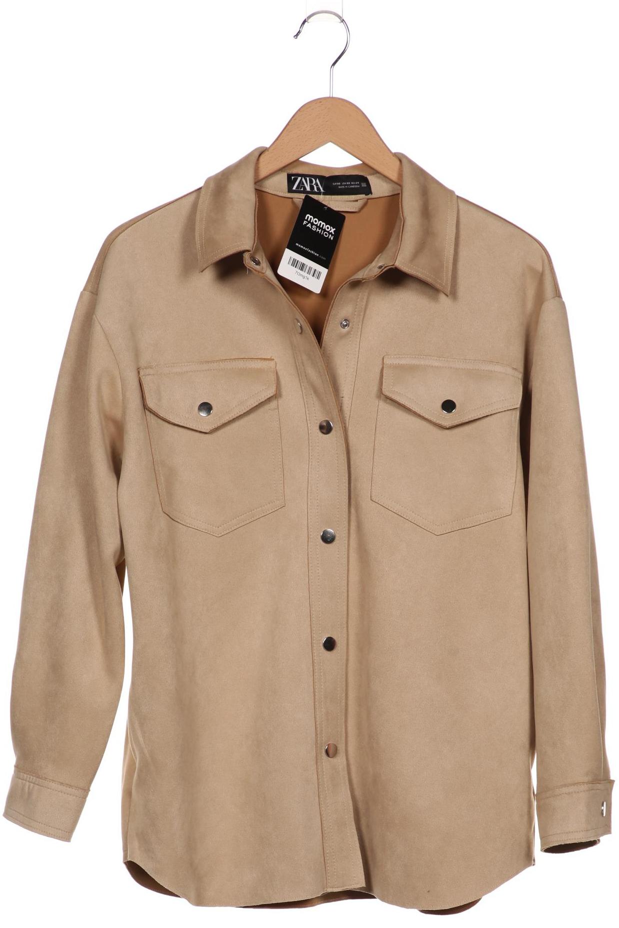 

Zara Damen Jacke, beige, Gr. 34