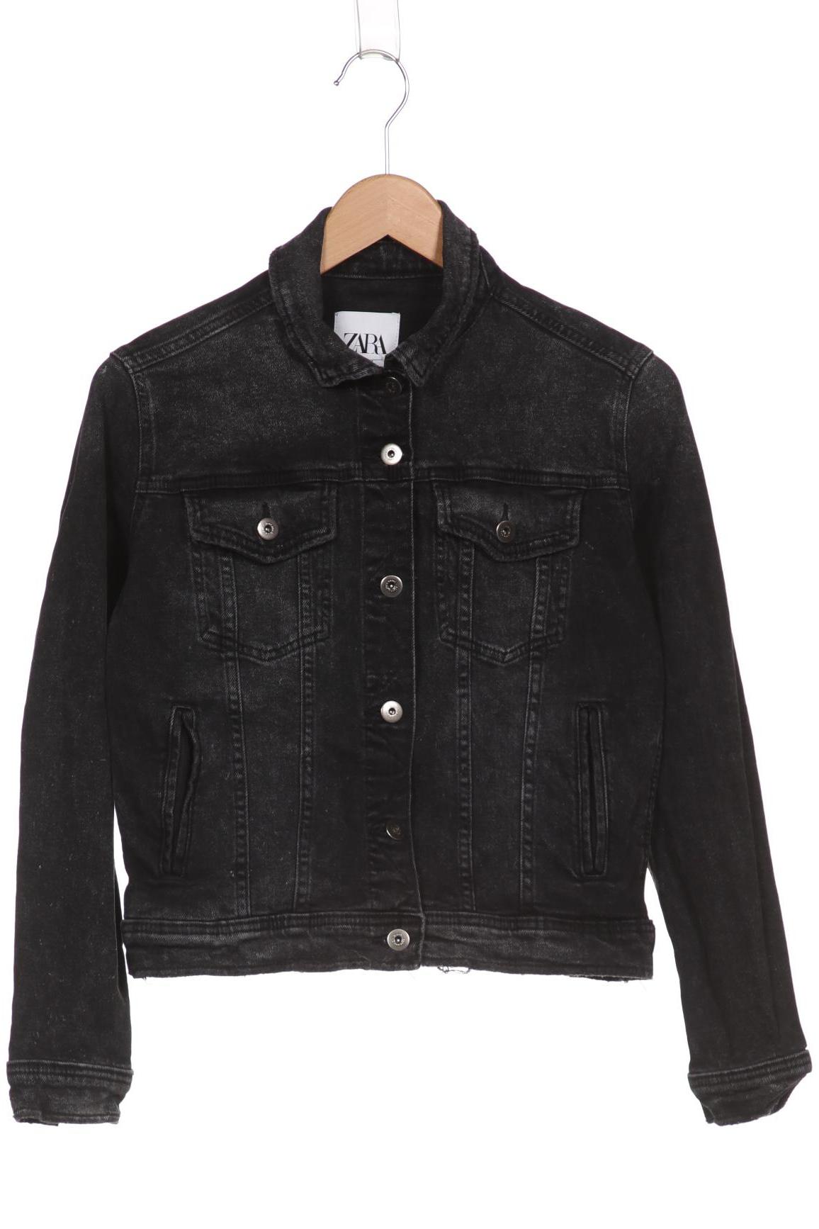 

ZARA Damen Jacke, schwarz