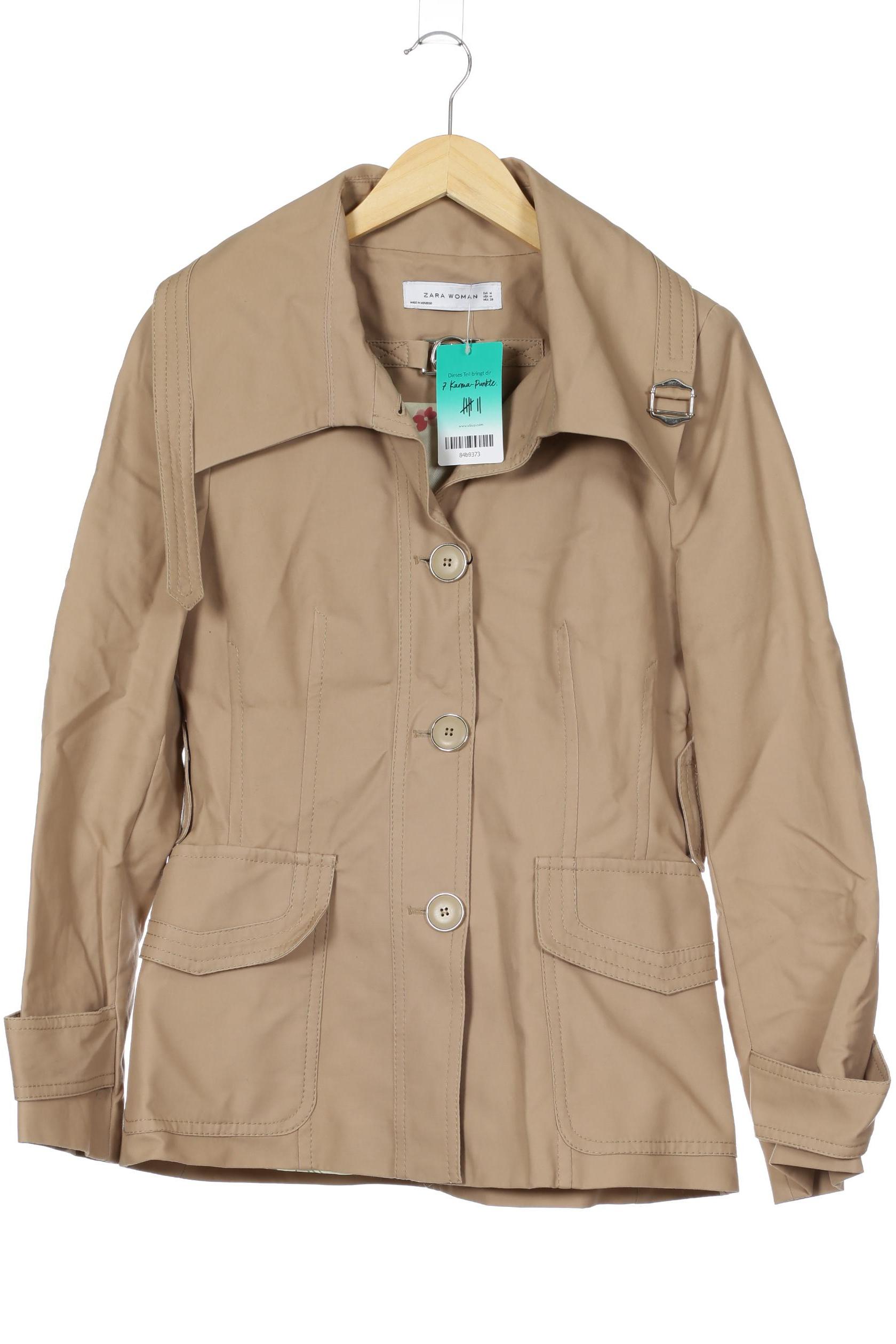 

Zara Damen Jacke, beige, Gr. 38