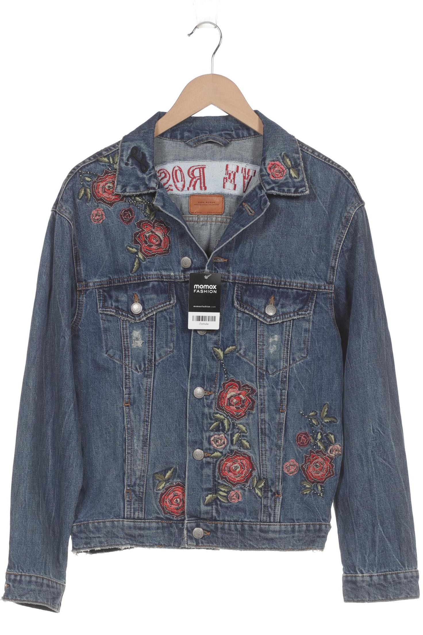 

Zara Damen Jacke, blau, Gr. 34