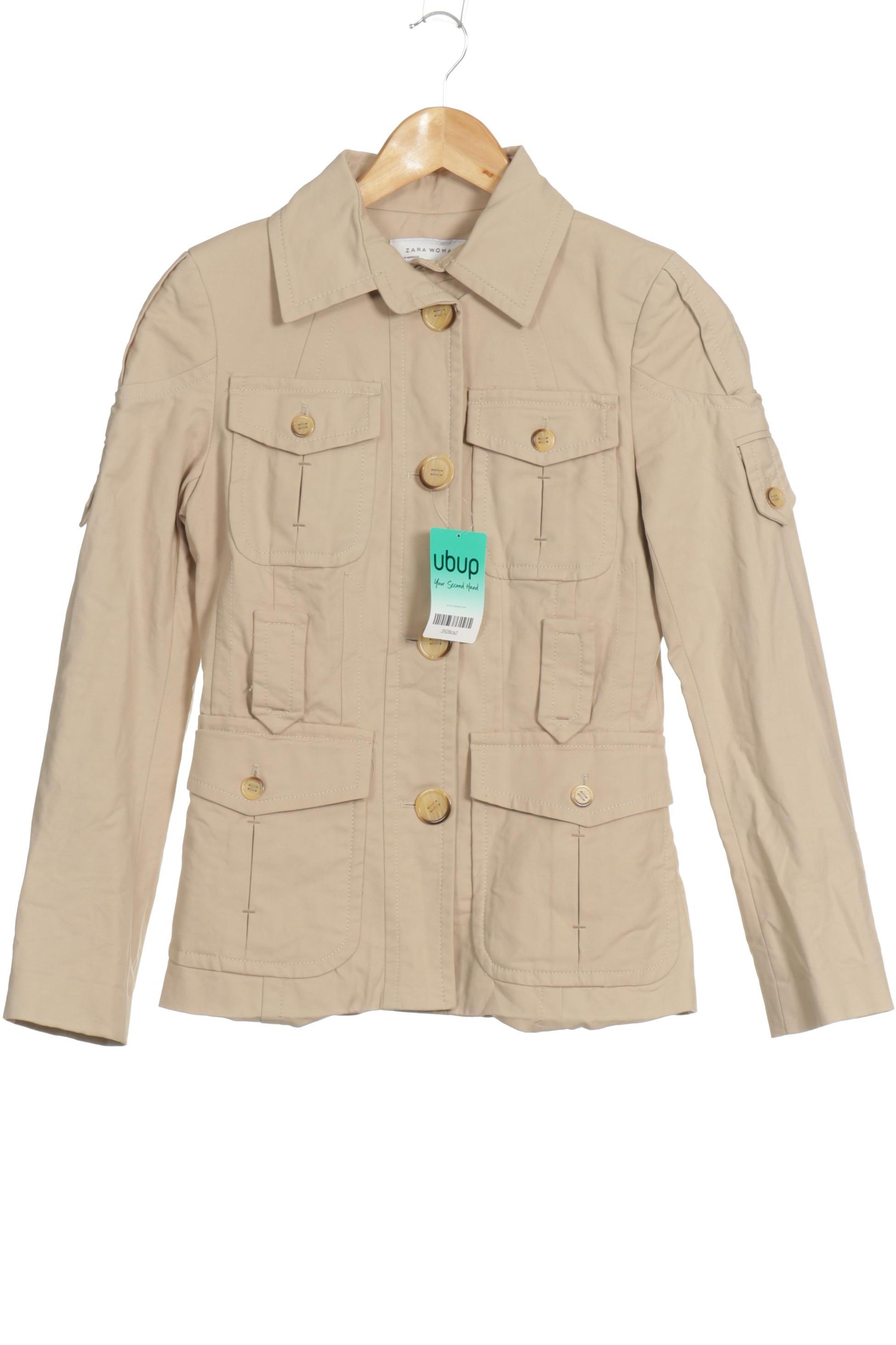 

Zara Damen Jacke, beige, Gr. 36