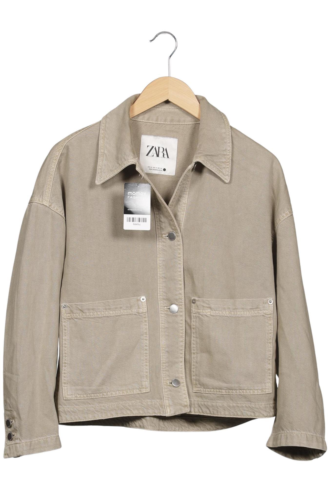 

Zara Damen Jacke, beige, Gr. 34