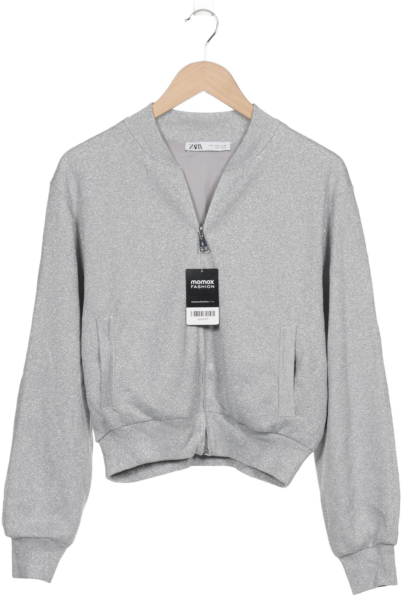 

Zara Damen Jacke, silber, Gr. 38
