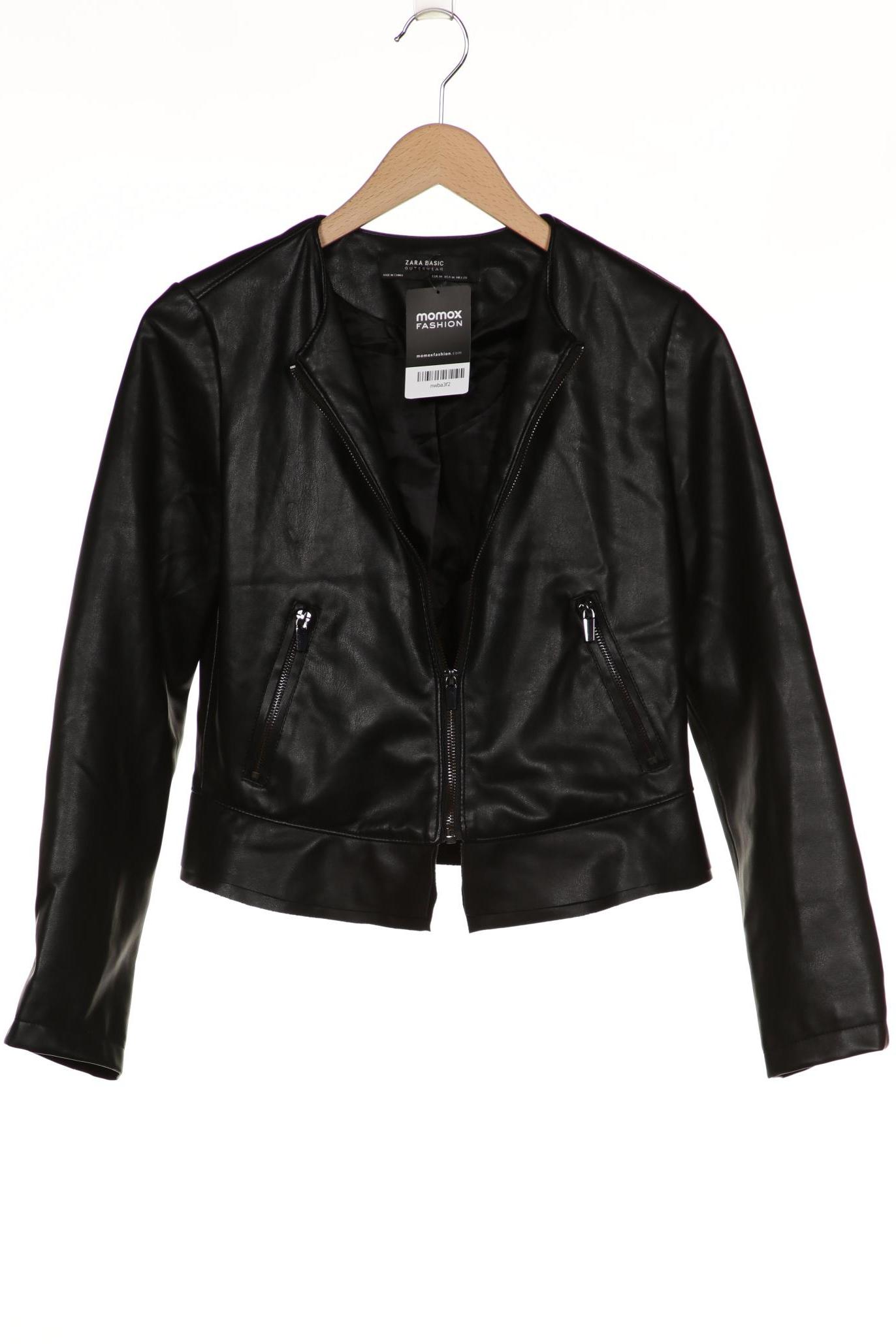 

ZARA Damen Jacke, schwarz