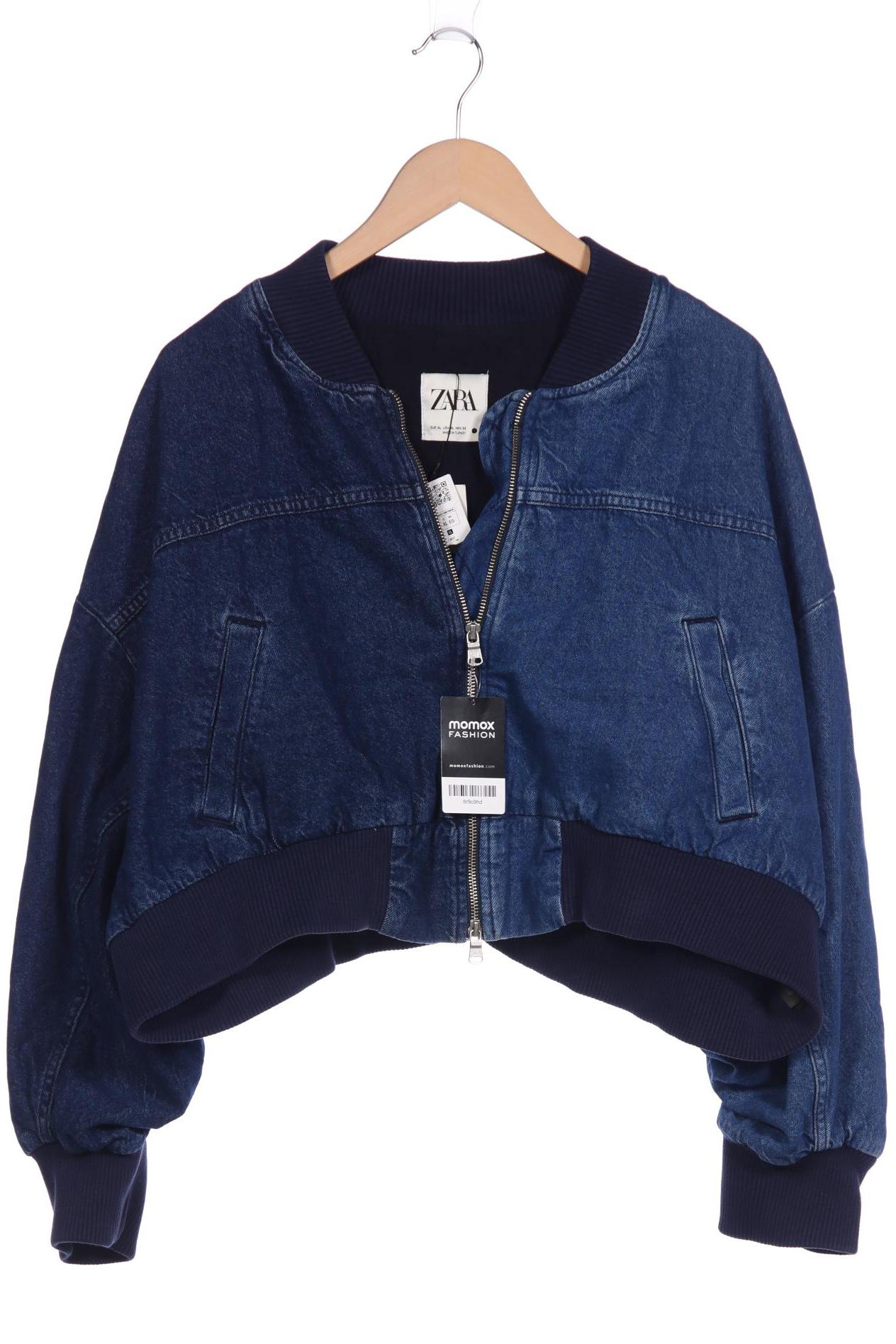 

ZARA Damen Jacke, blau