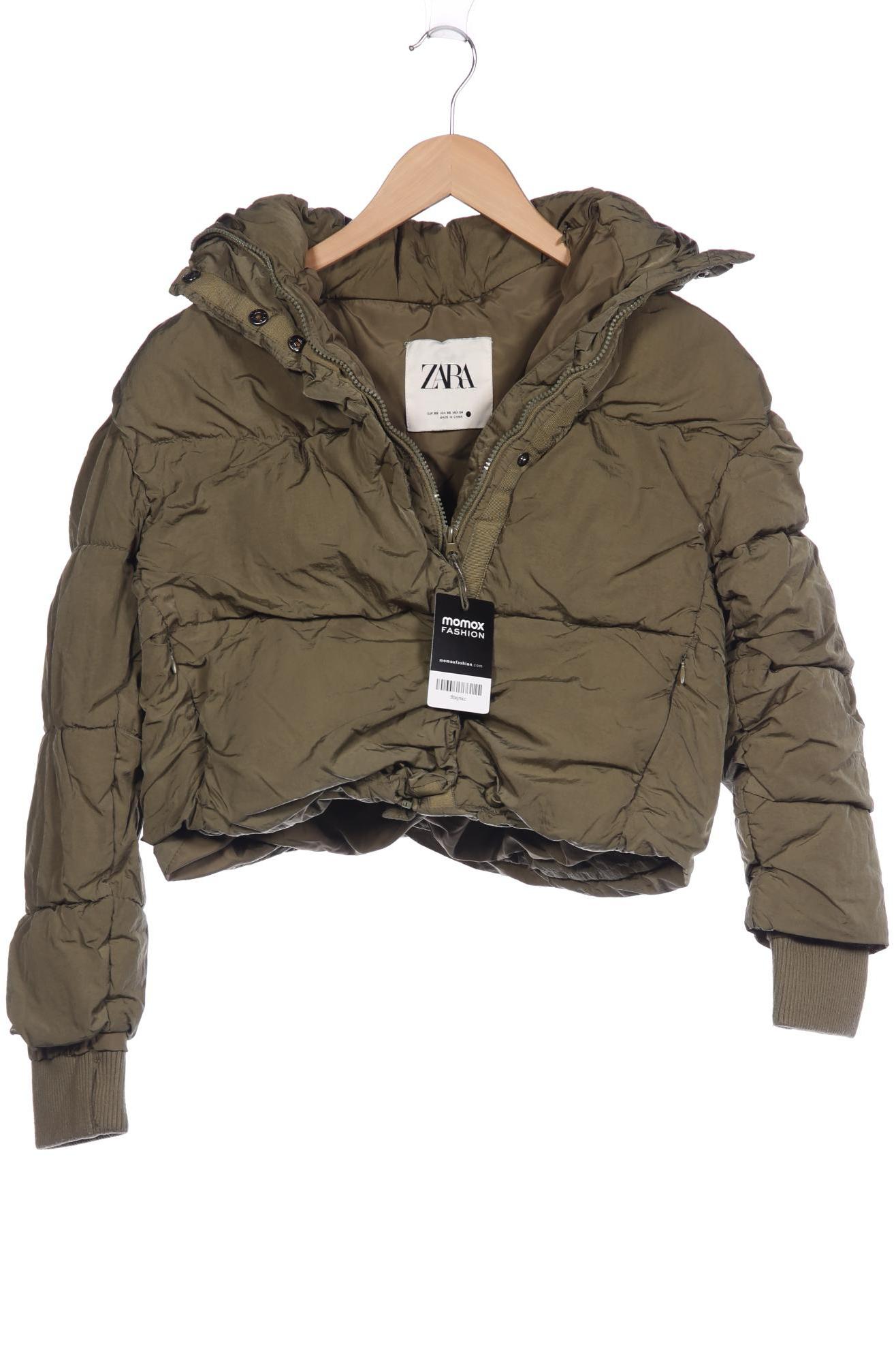 

ZARA Damen Jacke, grün