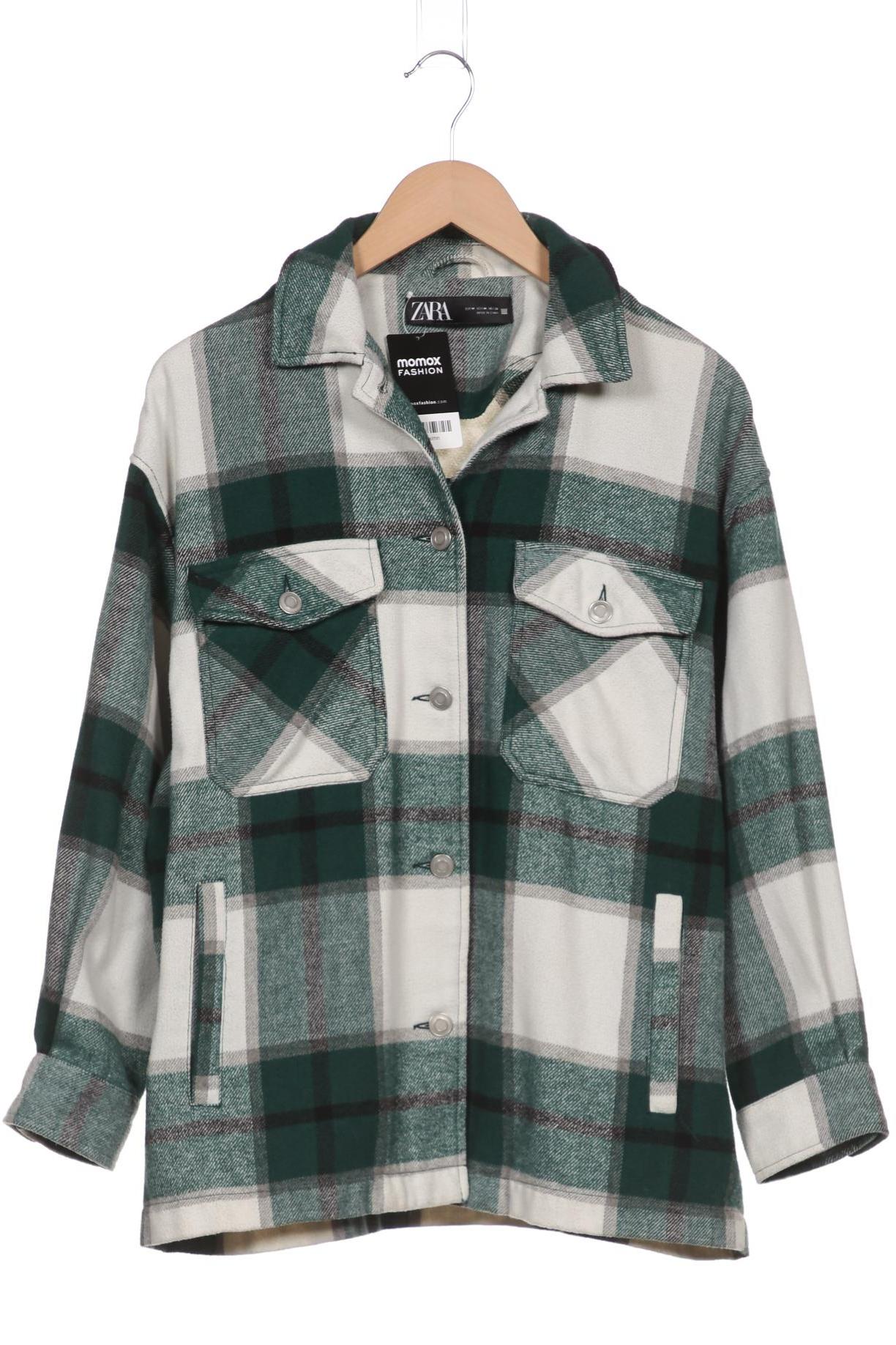 

ZARA Damen Jacke, grün