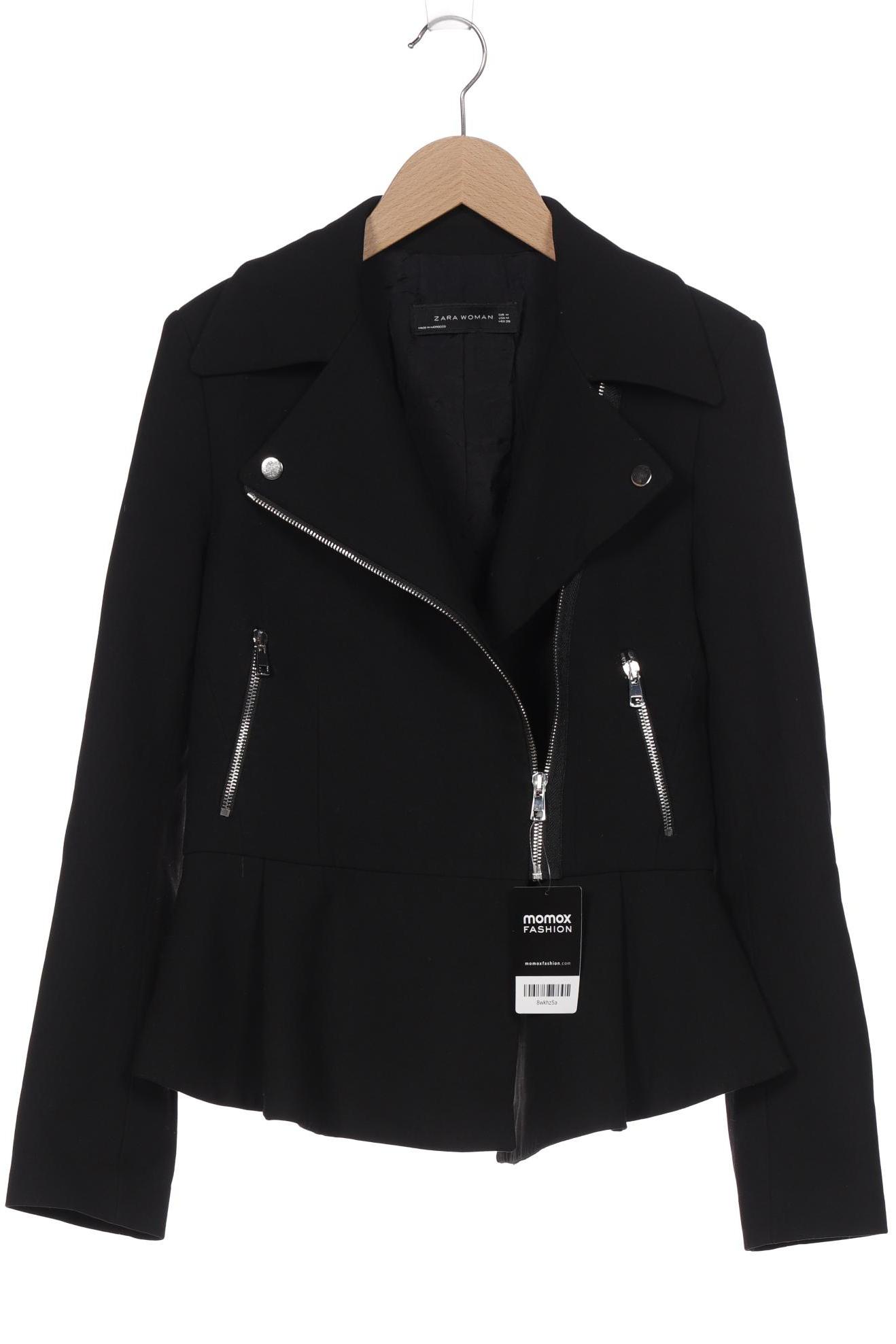 

ZARA Damen Jacke, schwarz