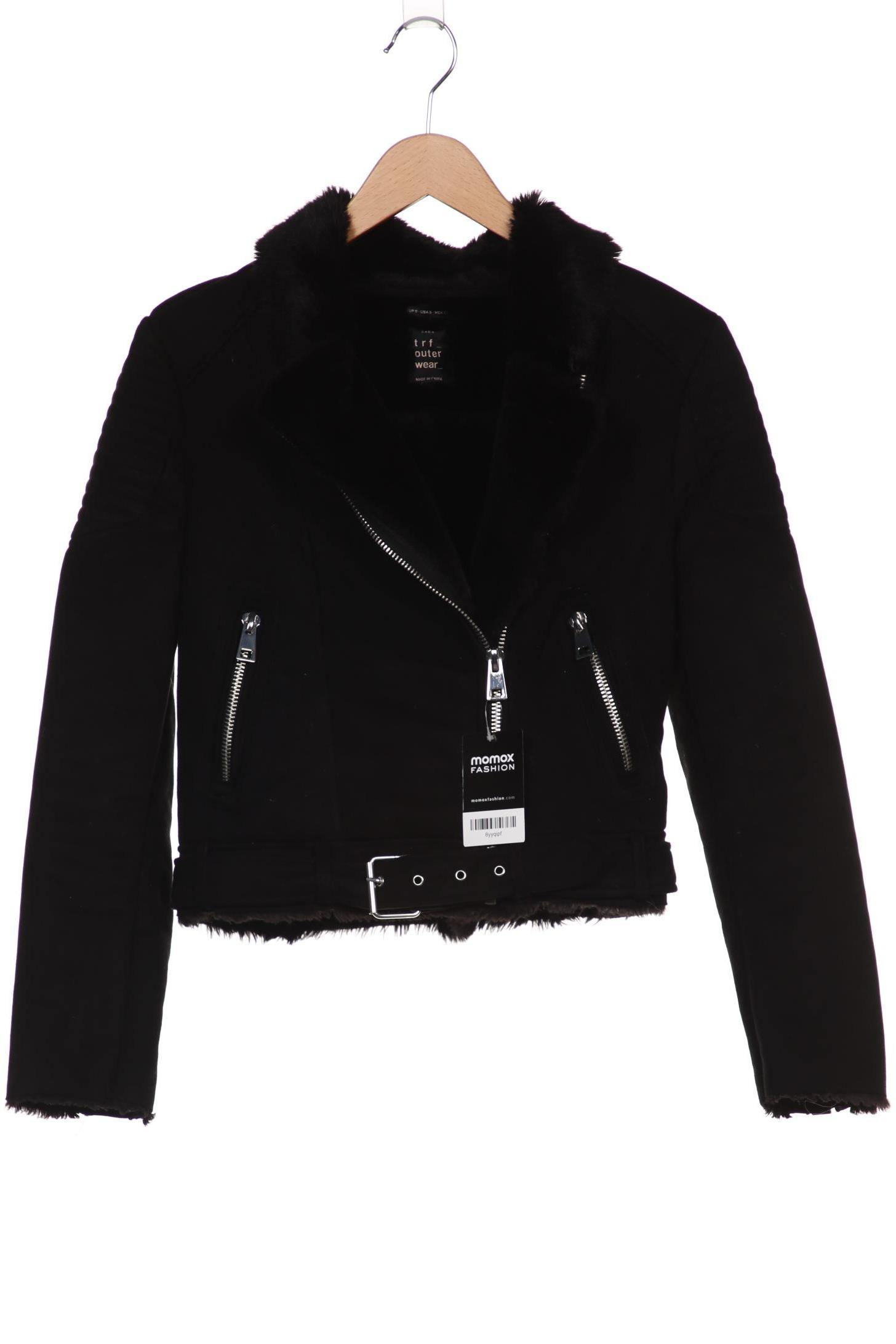 

ZARA Damen Jacke, schwarz