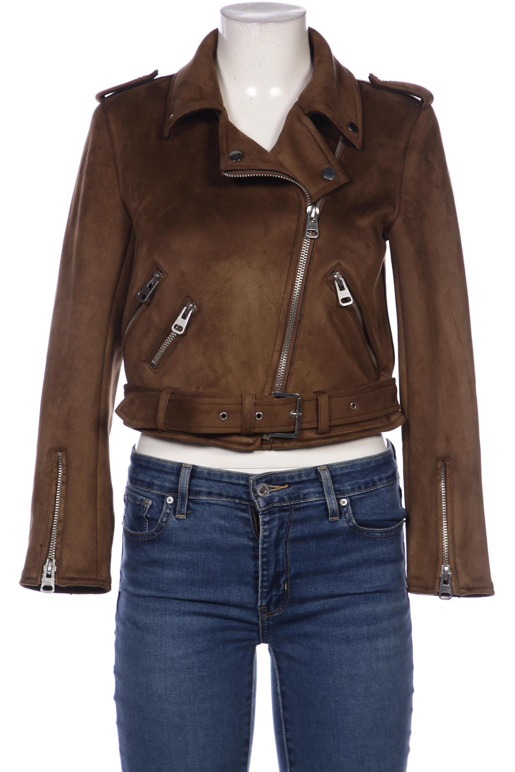 

Zara Damen Jacke, braun, Gr. 38