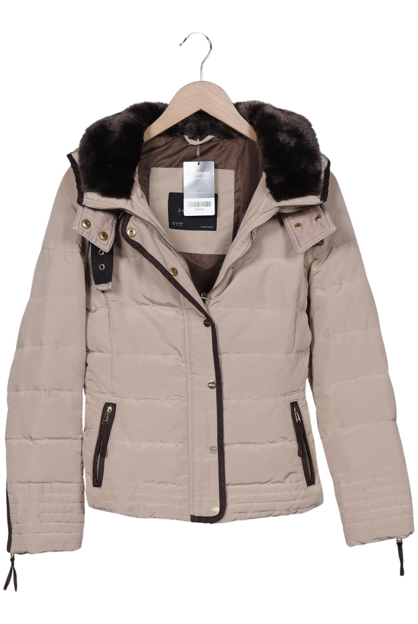 

Zara Damen Jacke, beige, Gr. 38