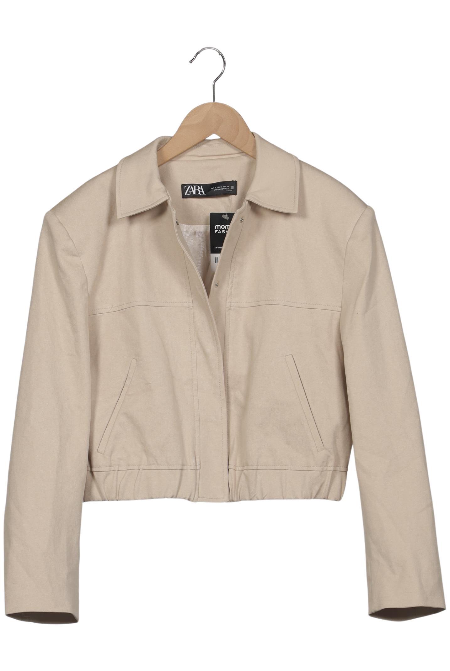 

Zara Damen Jacke, beige, Gr. 38