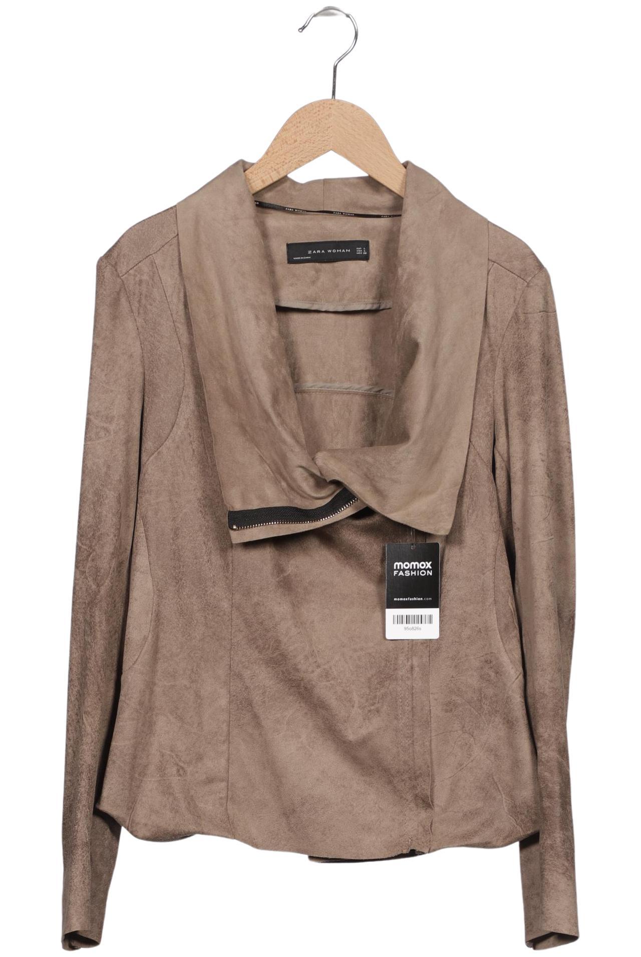 

Zara Damen Jacke, braun, Gr. 42