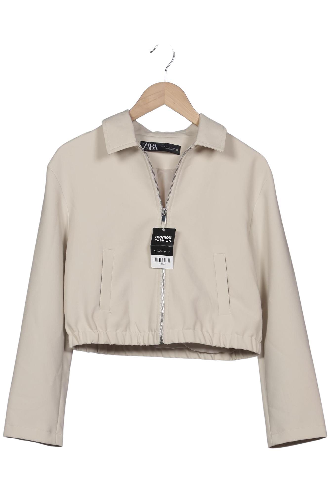 

Zara Damen Jacke, beige, Gr. 38
