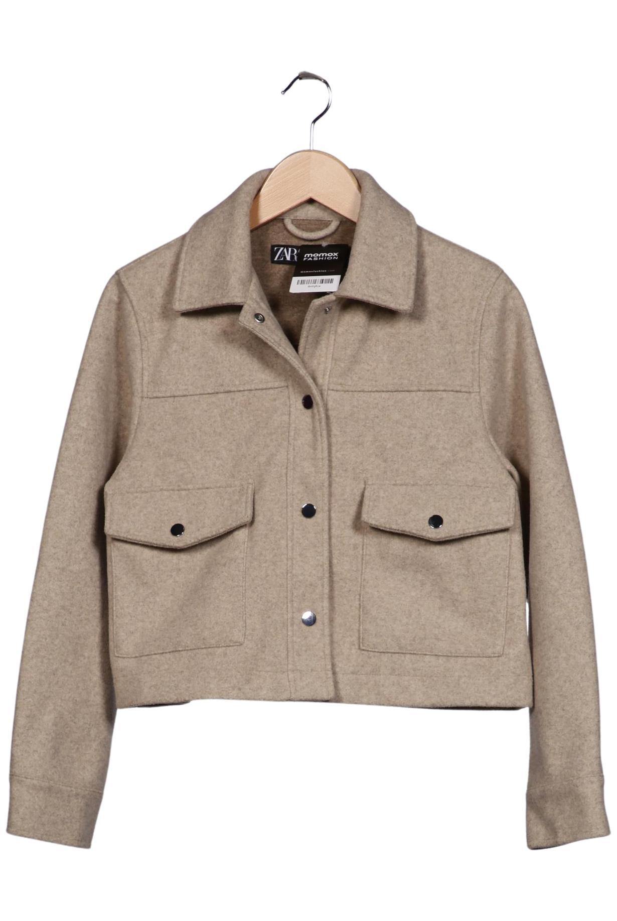 

Zara Damen Jacke, beige, Gr. 36
