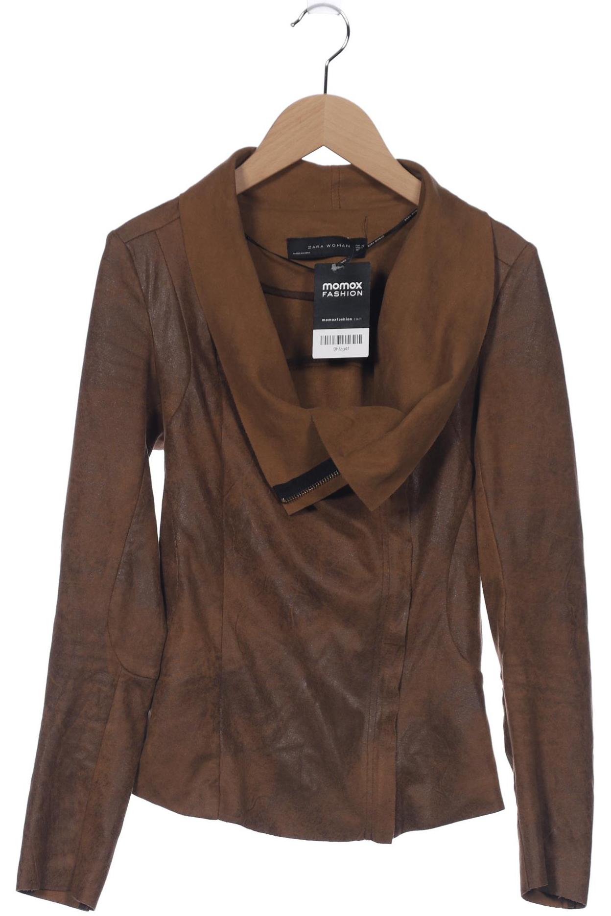 

ZARA Damen Jacke, braun