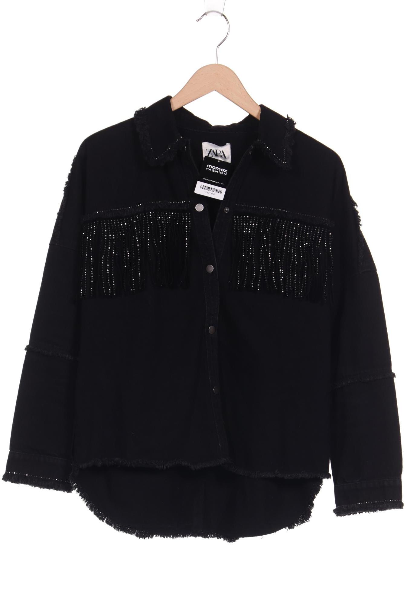 

ZARA Damen Jacke, schwarz