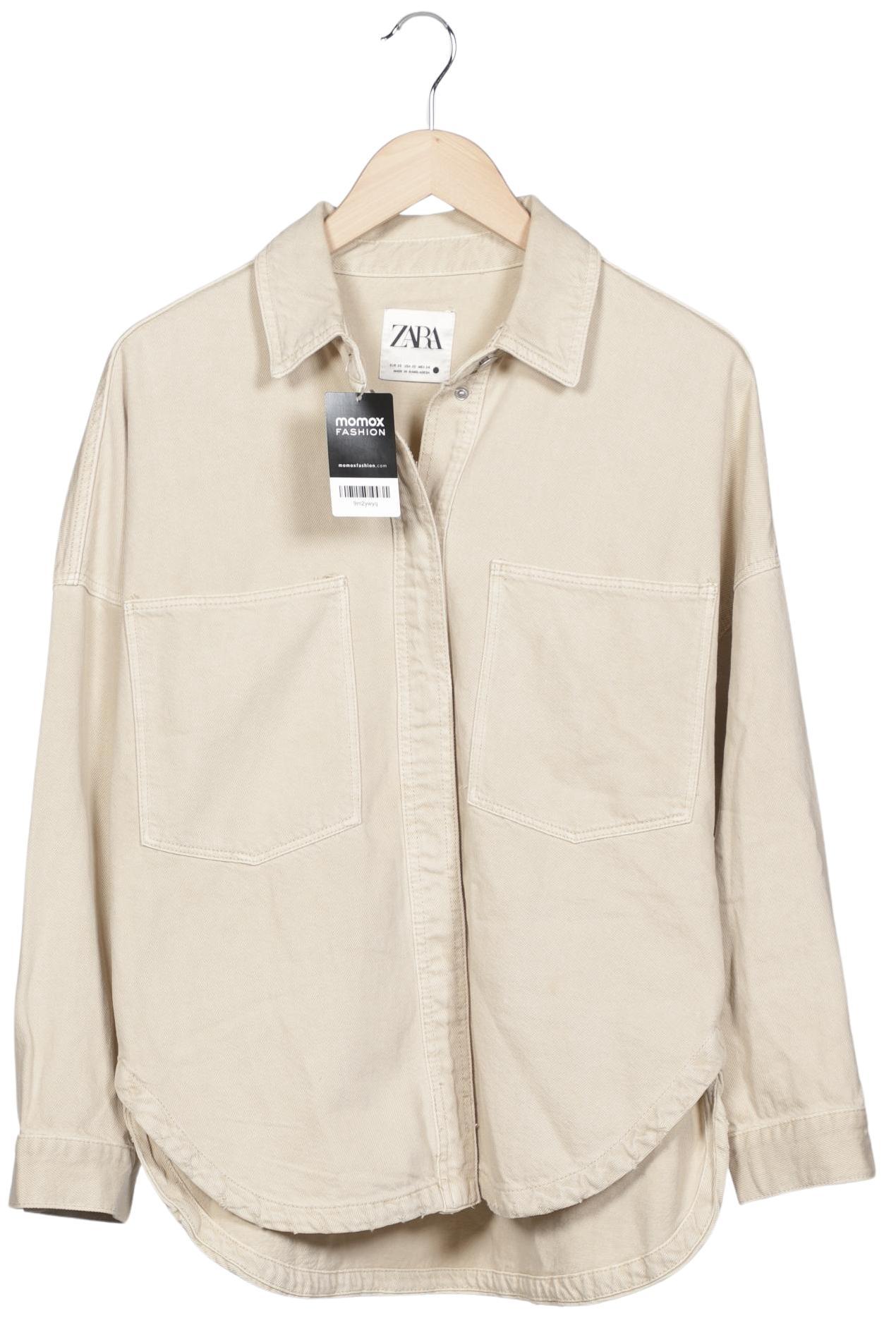 

Zara Damen Jacke, beige, Gr. 34