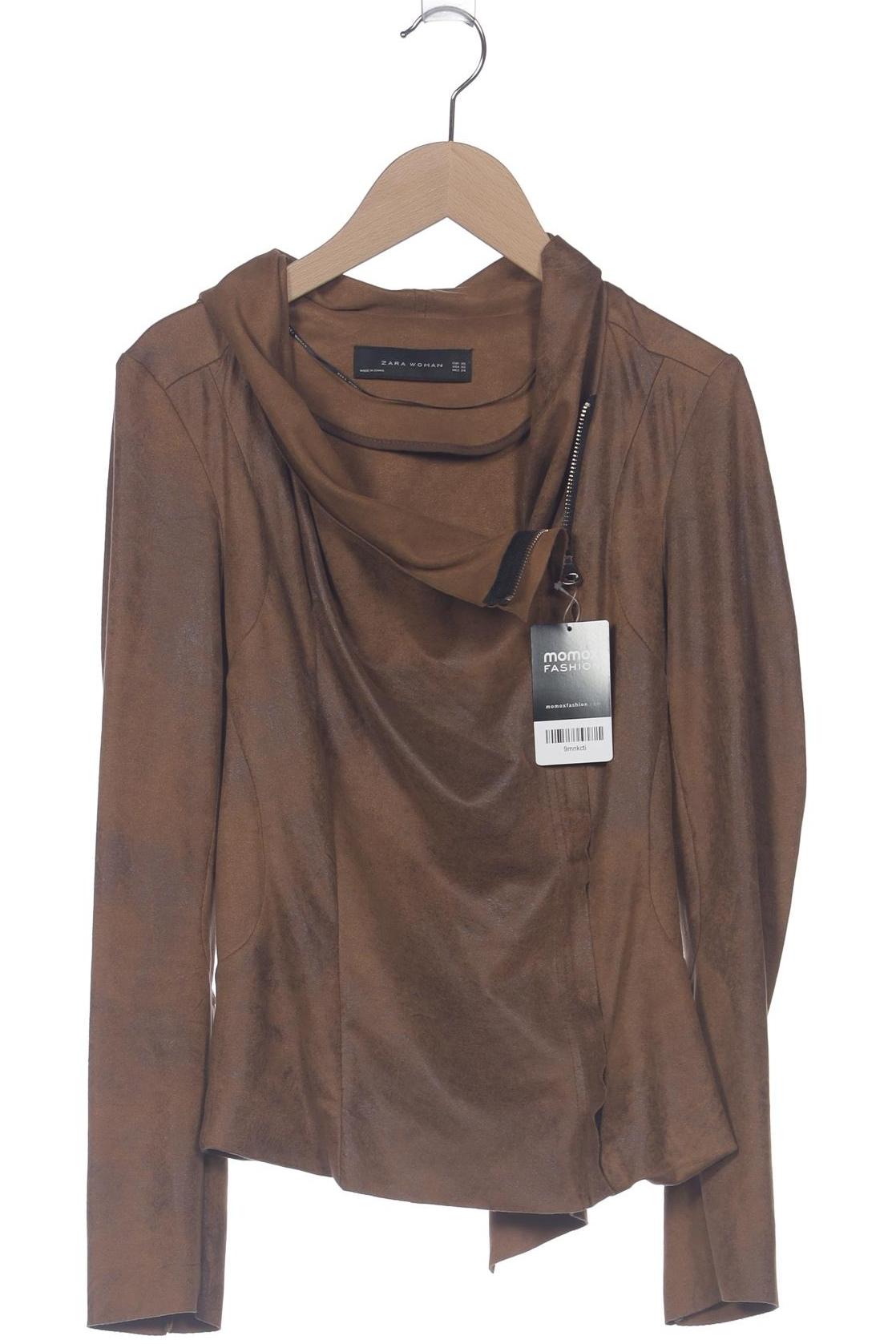 

Zara Damen Jacke, braun, Gr. 34