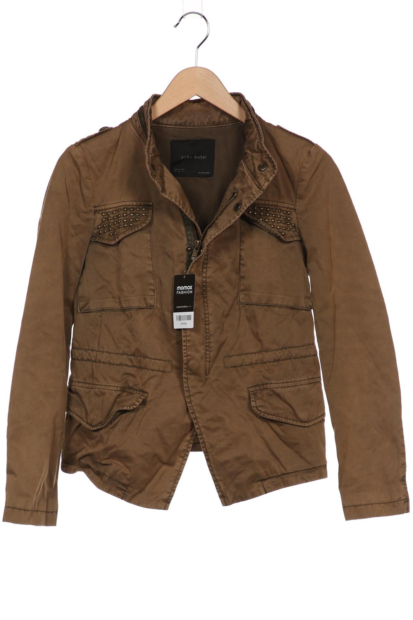 

ZARA Damen Jacke, braun