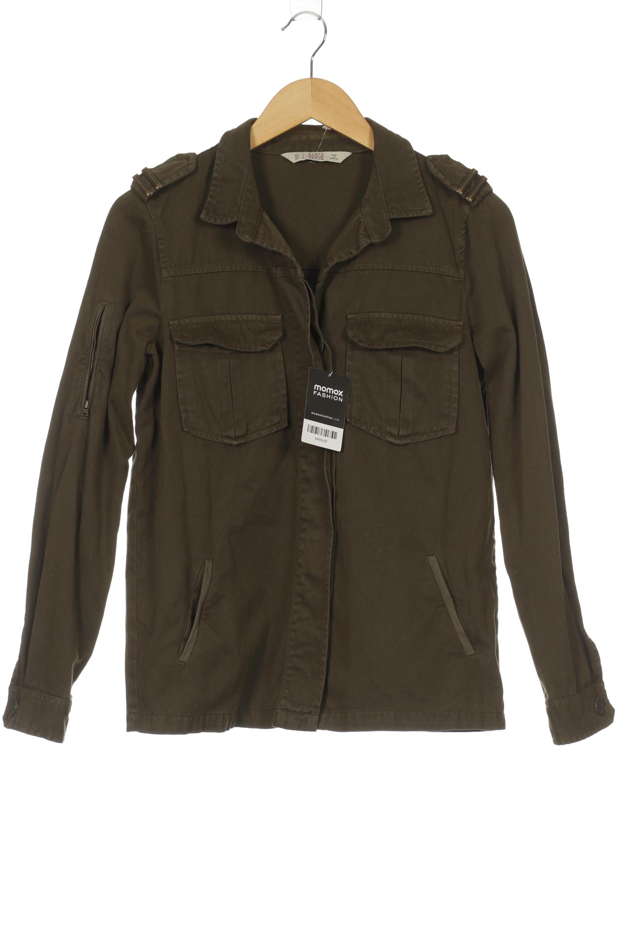 

ZARA Damen Jacke, grün