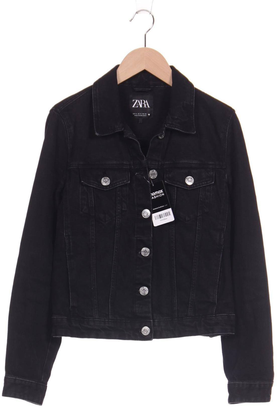 

ZARA Damen Jacke, schwarz