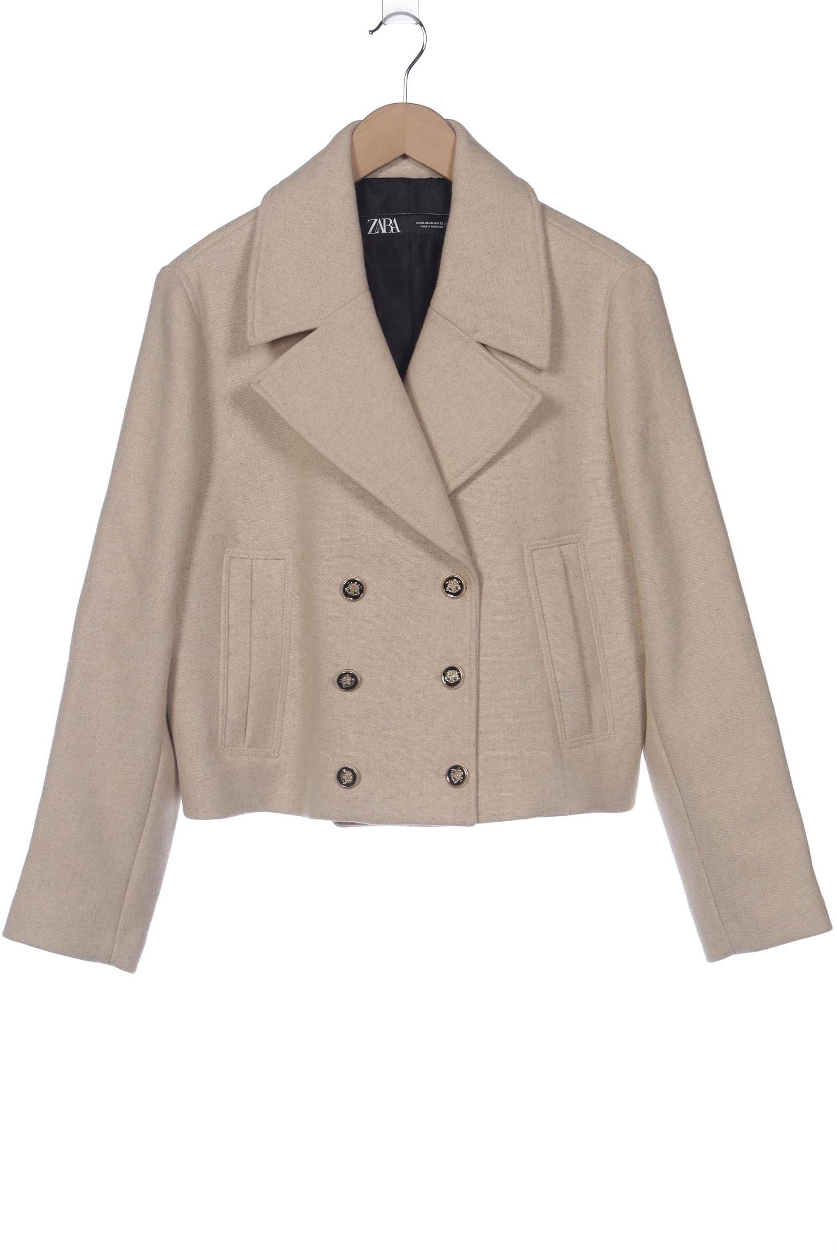 

Zara Damen Jacke, beige, Gr. 44