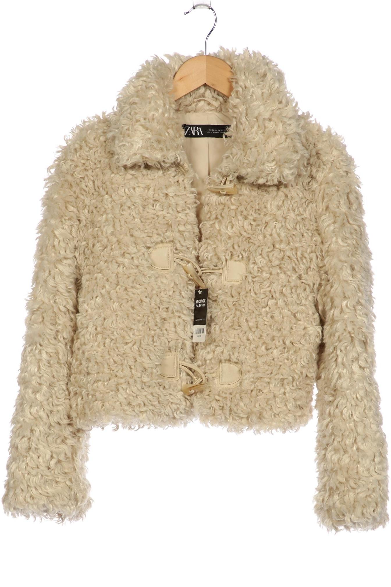 

Zara Damen Jacke, beige, Gr. 34