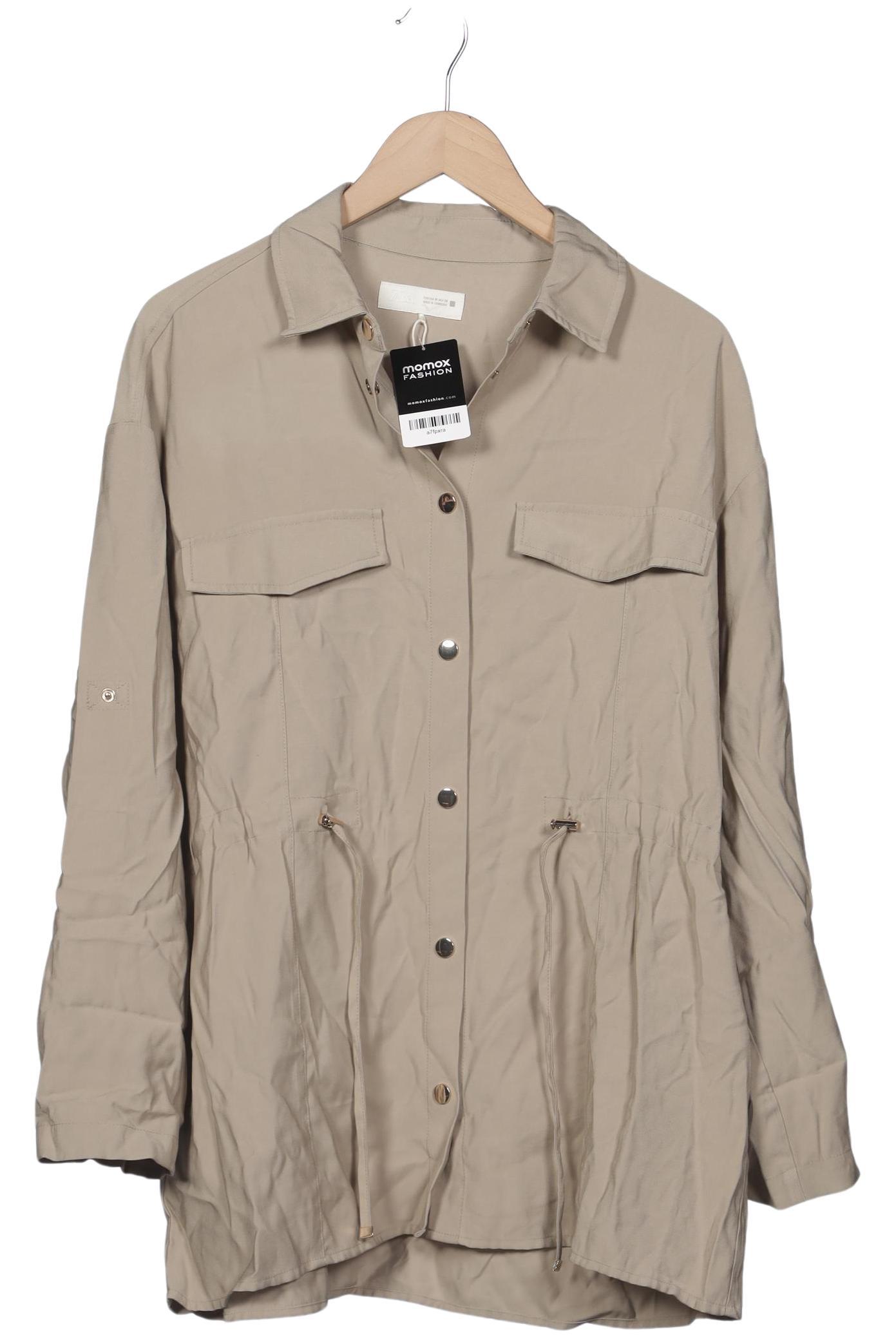 

Zara Damen Jacke, beige, Gr. 38