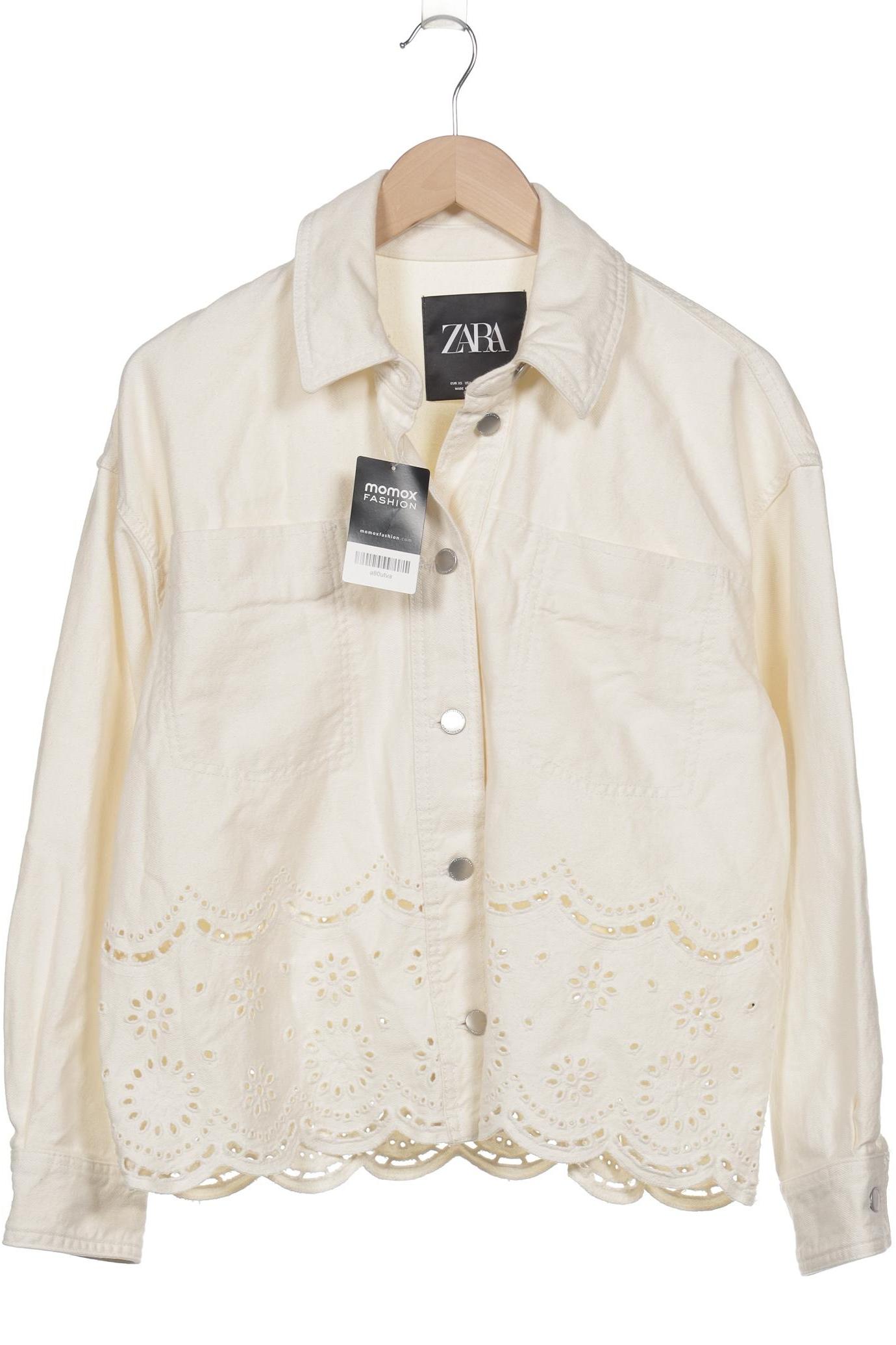 

Zara Damen Jacke, cremeweiß, Gr. 34