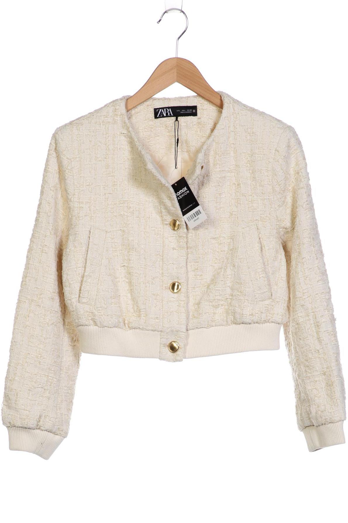 

Zara Damen Jacke, beige, Gr. 42