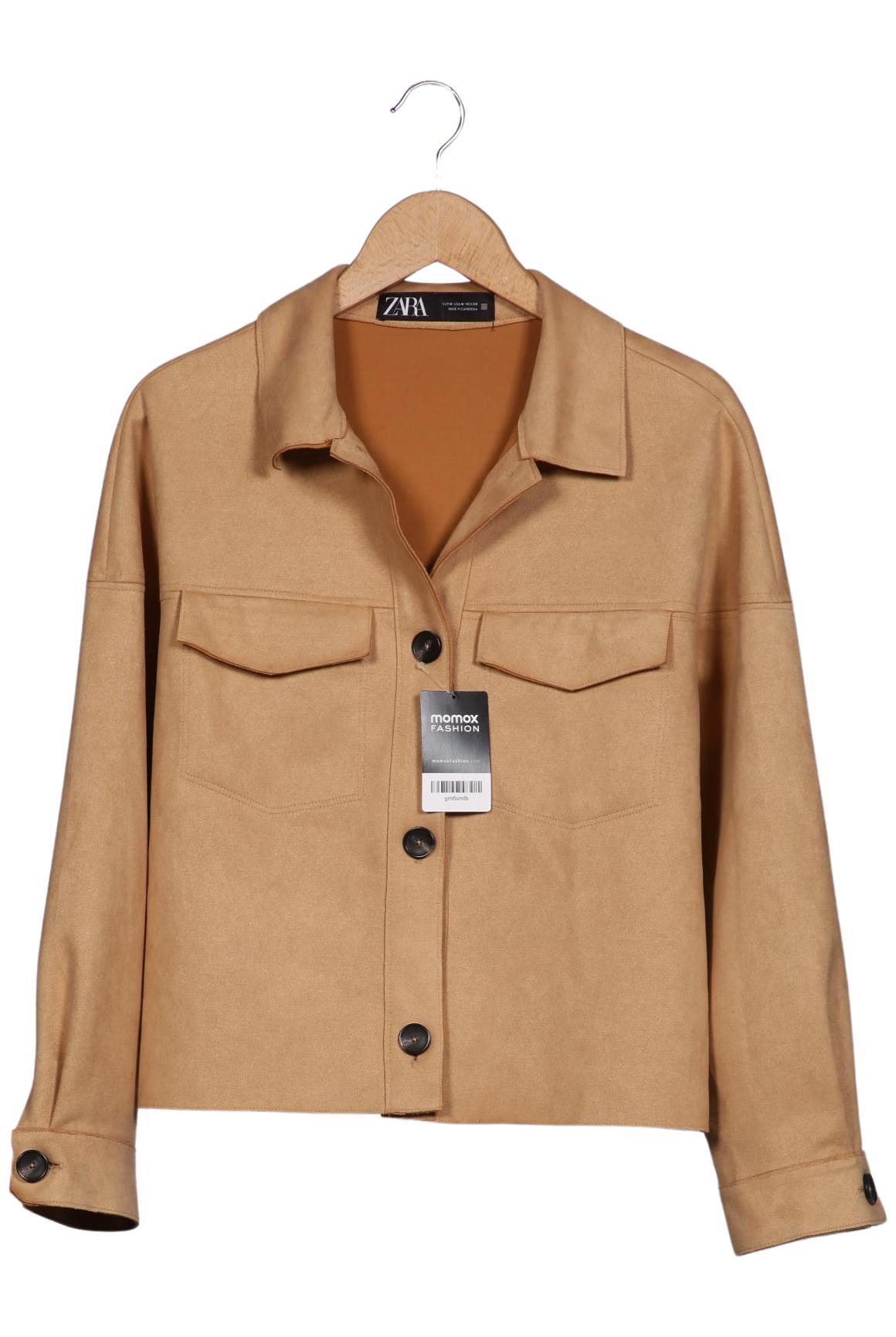 

Zara Damen Jacke, beige, Gr. 38