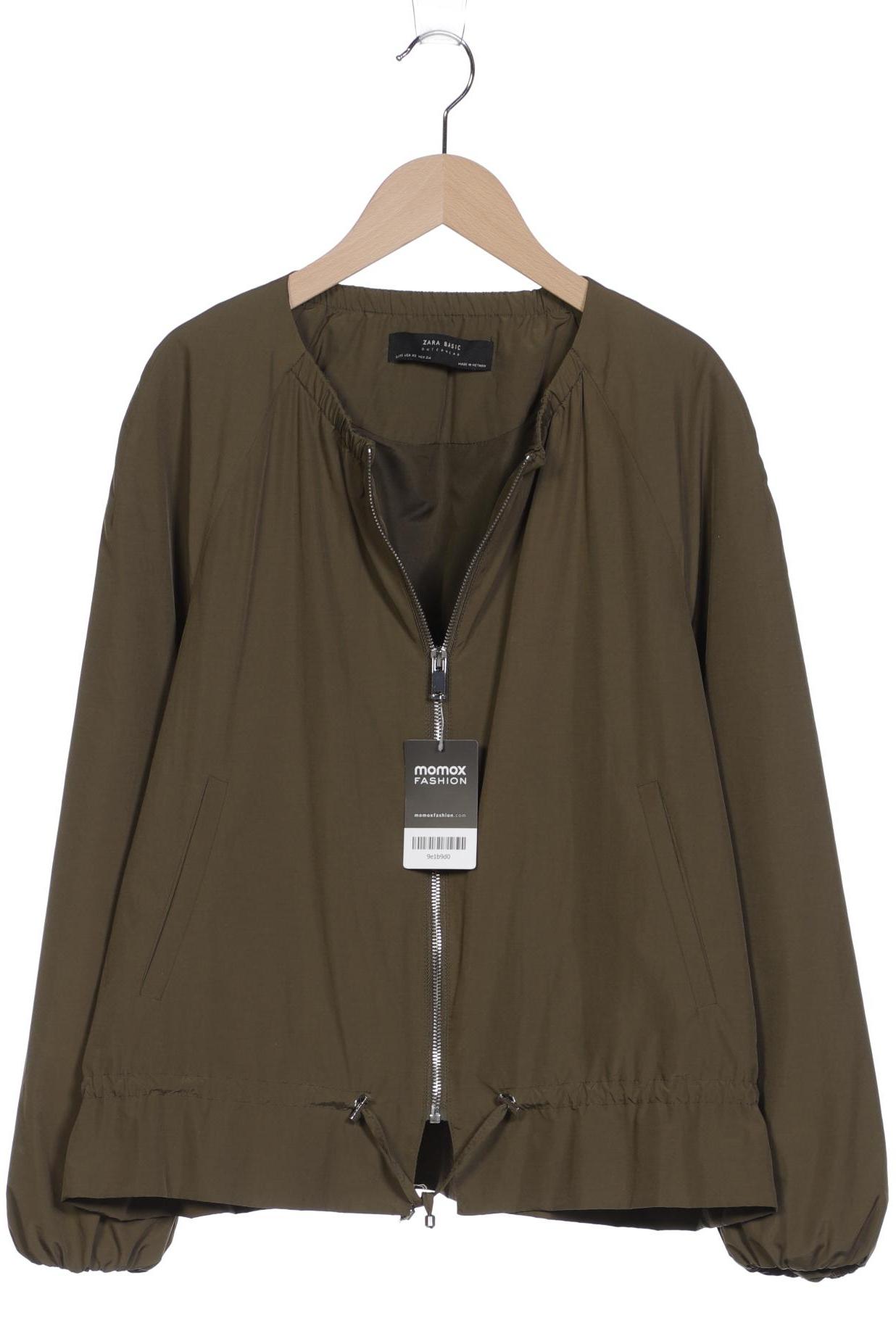 

ZARA Damen Jacke, grün