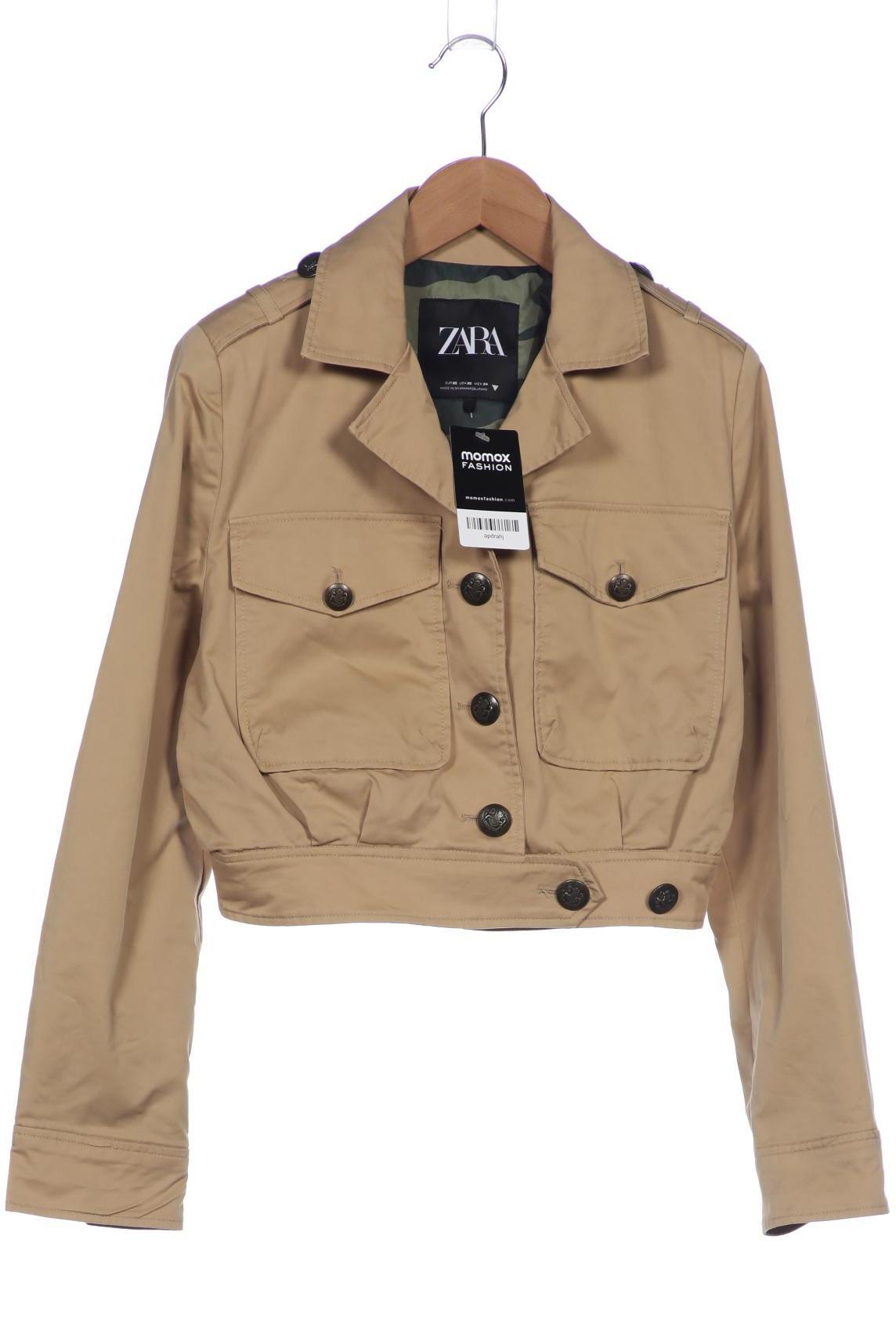 

Zara Damen Jacke, beige, Gr. 34