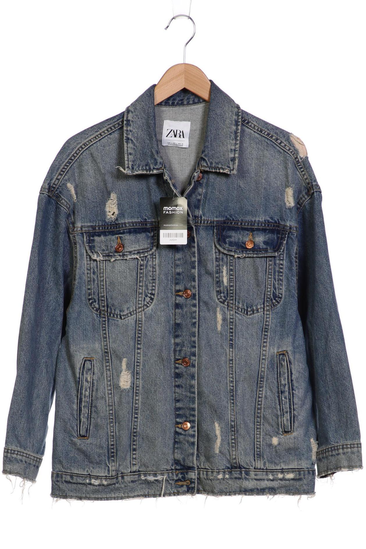 

ZARA Damen Jacke, blau