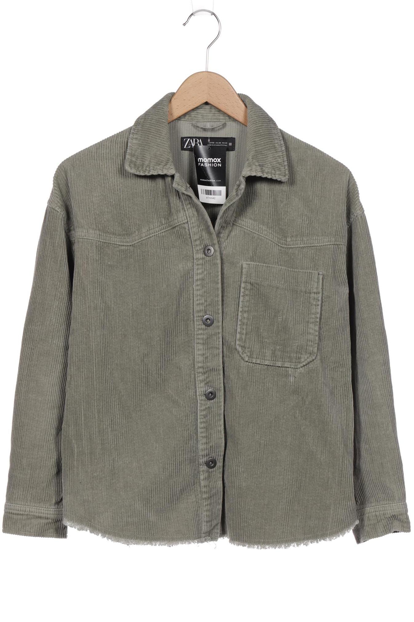 

ZARA Damen Jacke, grün