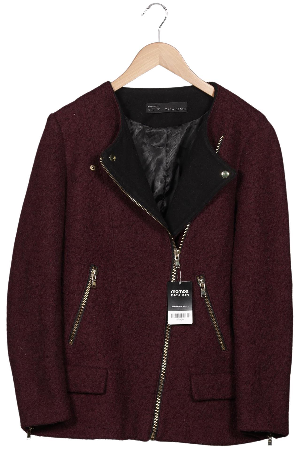 

Zara Damen Jacke, bordeaux, Gr. 42
