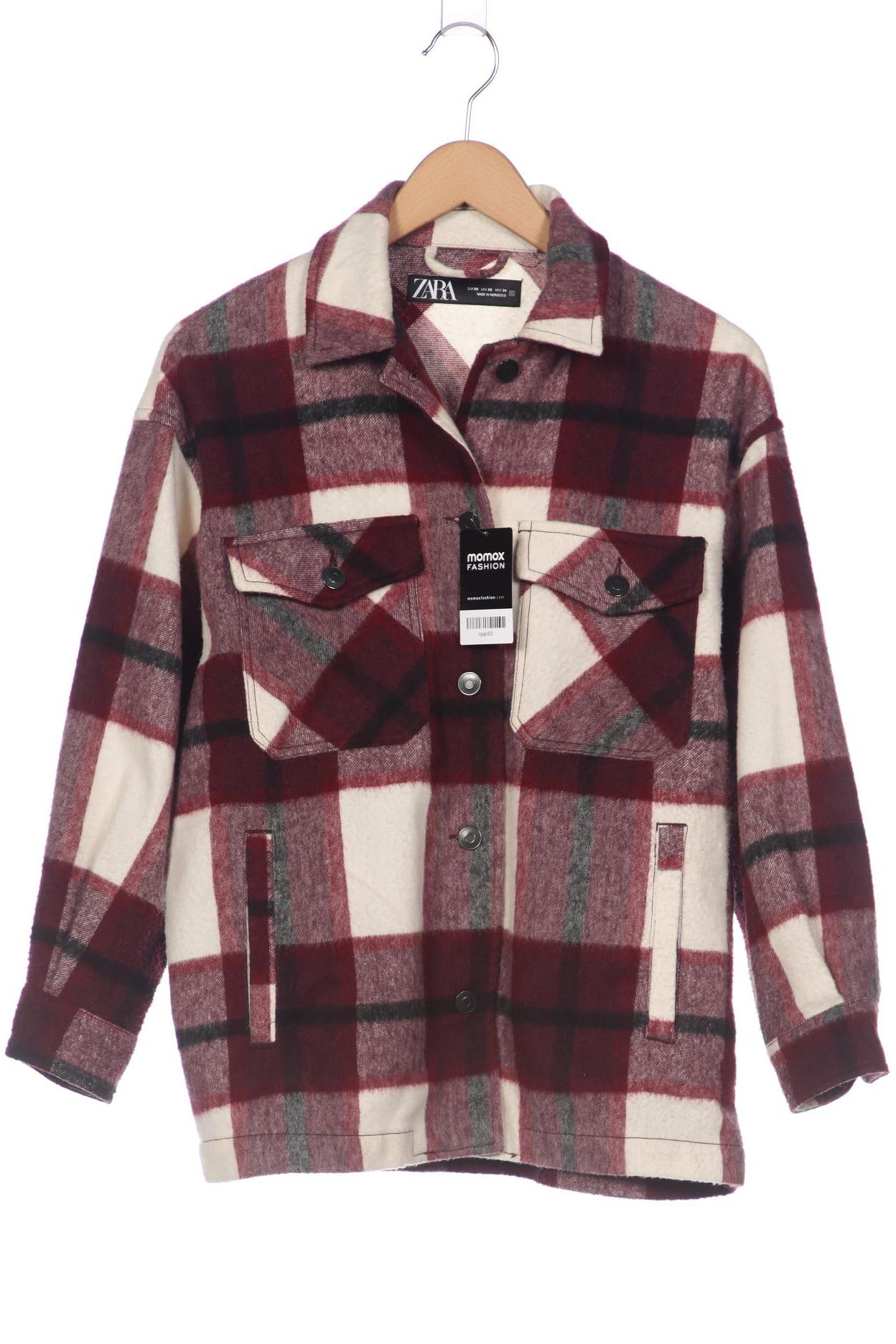 

Zara Damen Jacke, bordeaux, Gr. 34