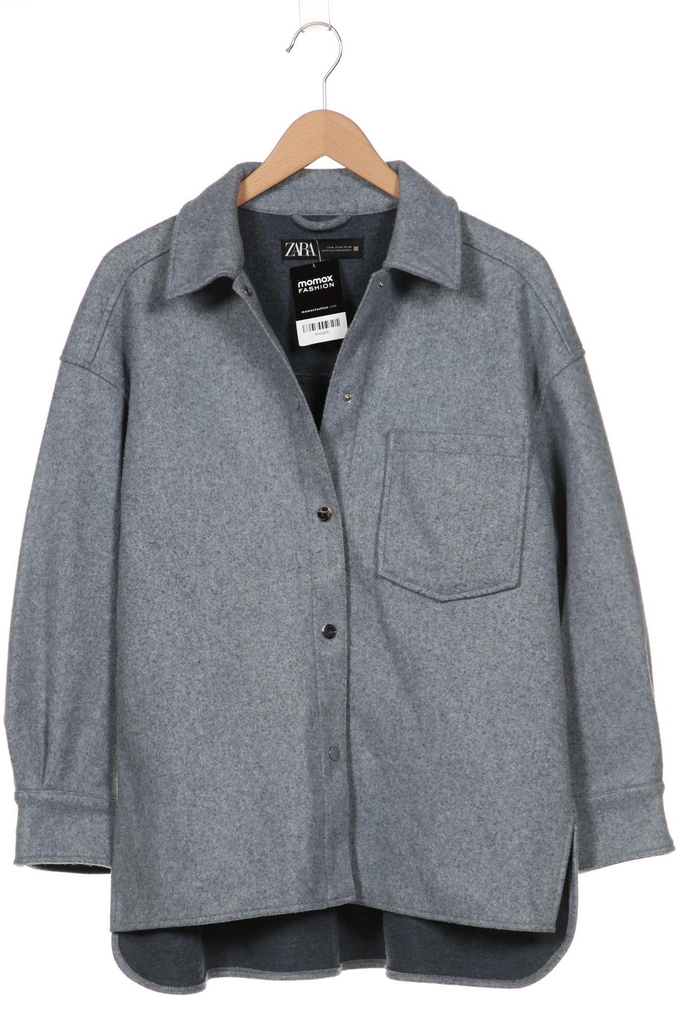 

ZARA Damen Jacke, blau