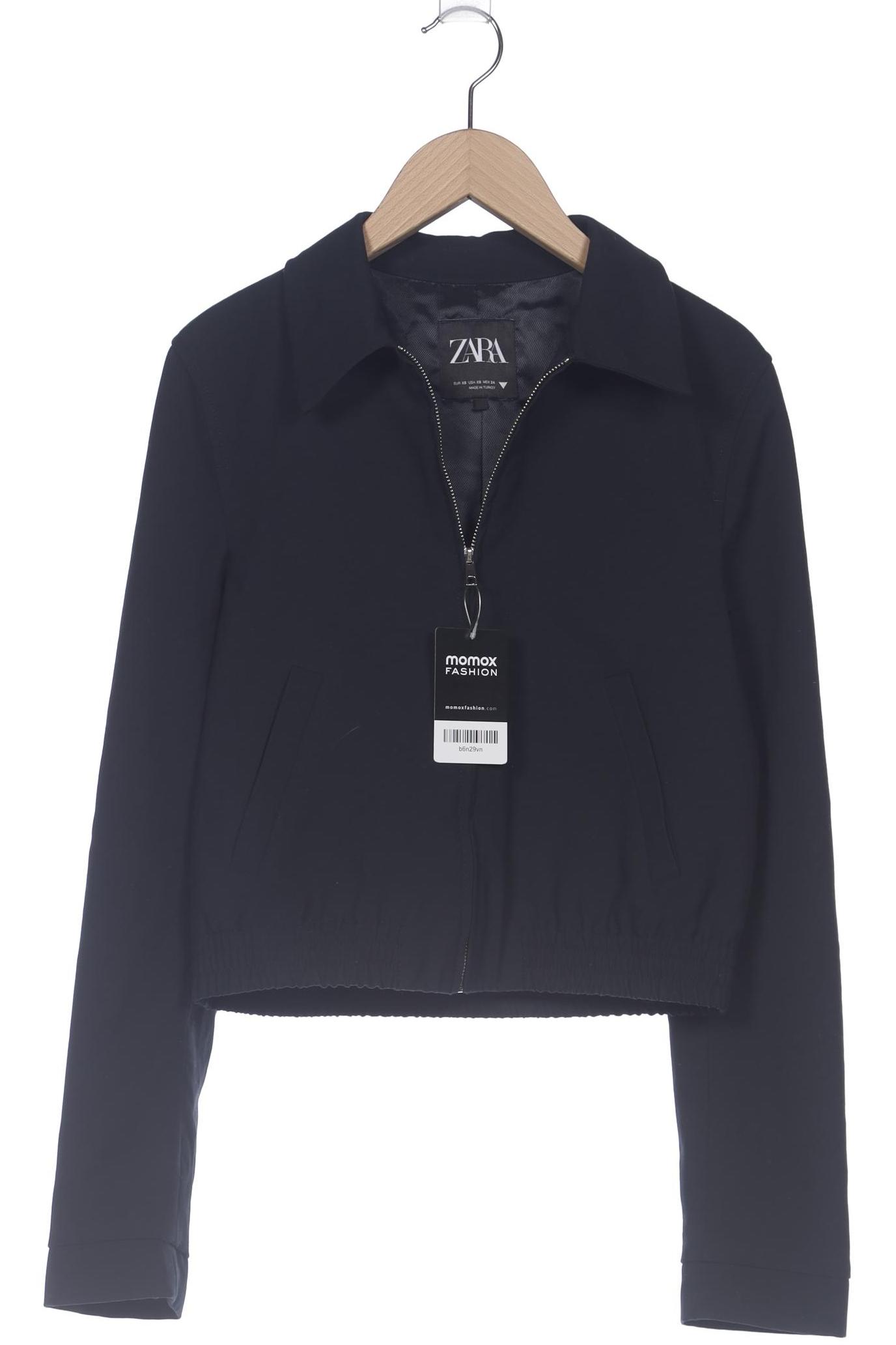 

Zara Damen Jacke, marineblau, Gr. 34